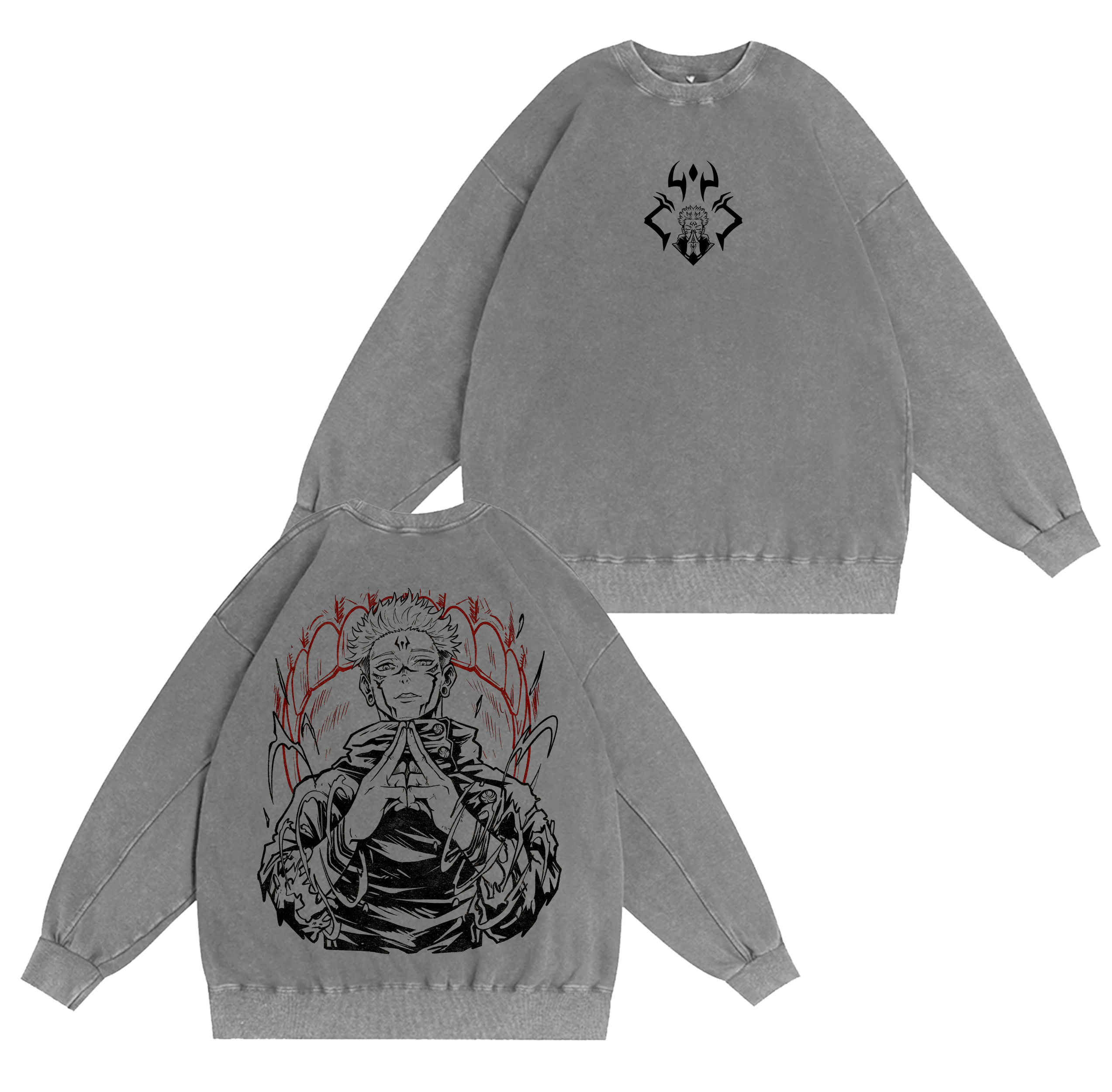 Jujutsu Kaisen Anime Washed T-shirt/Crewneck/Hoodie