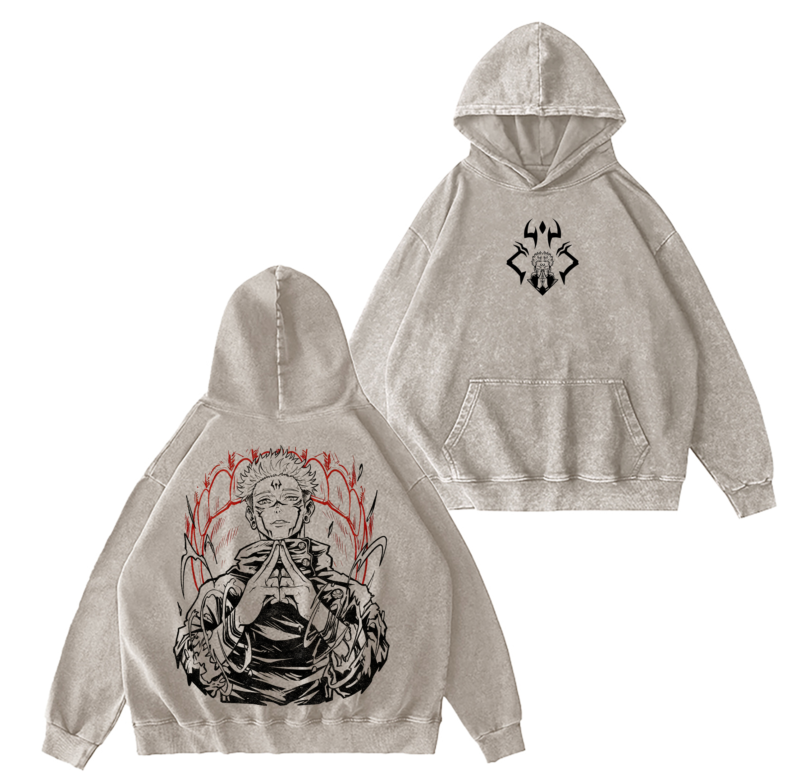 Jujutsu Kaisen Anime Washed T-shirt/Crewneck/Hoodie