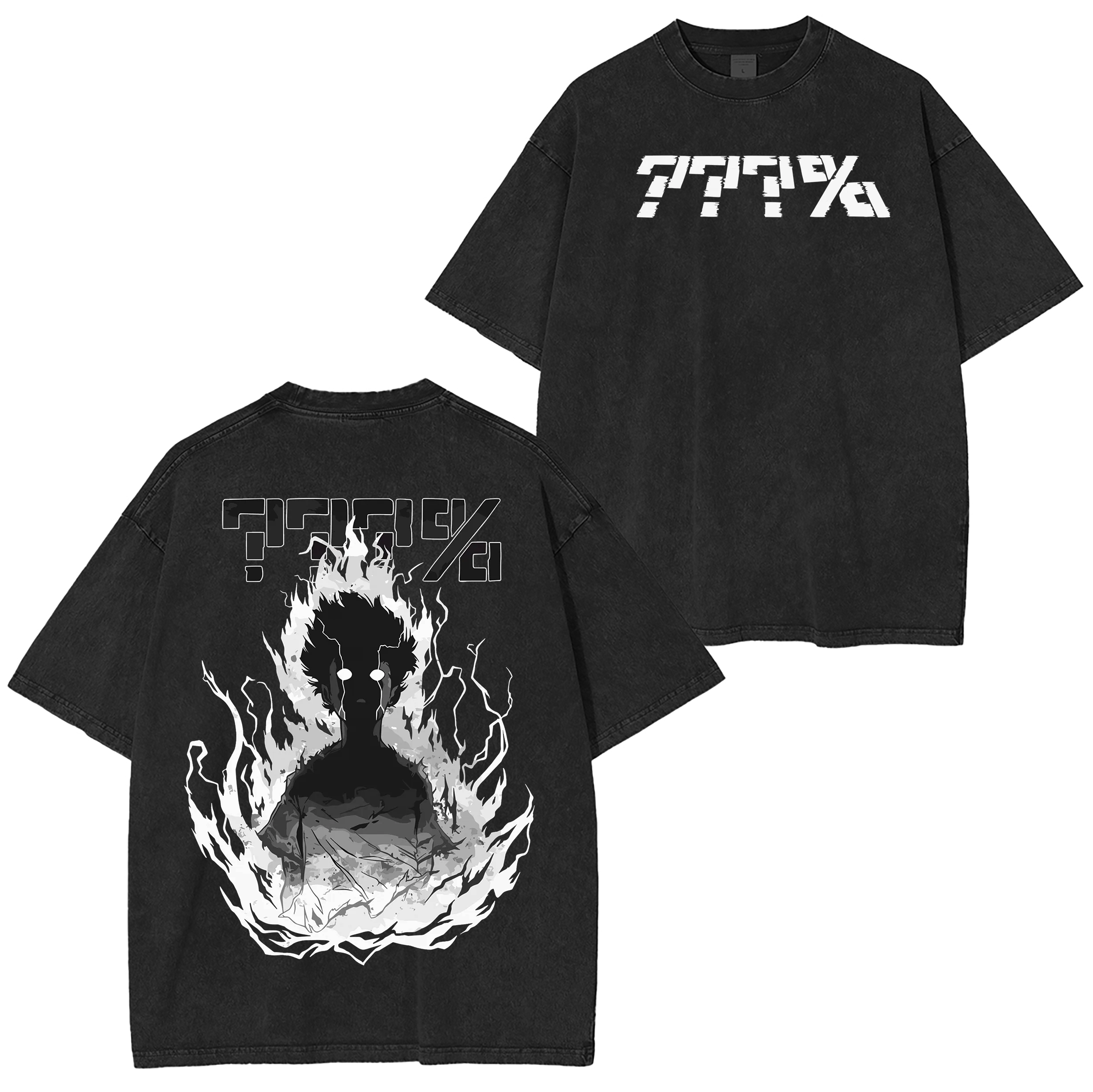 Mob Psycho 100 Vintage Washed T-shirt/Crewneck/Hoodie