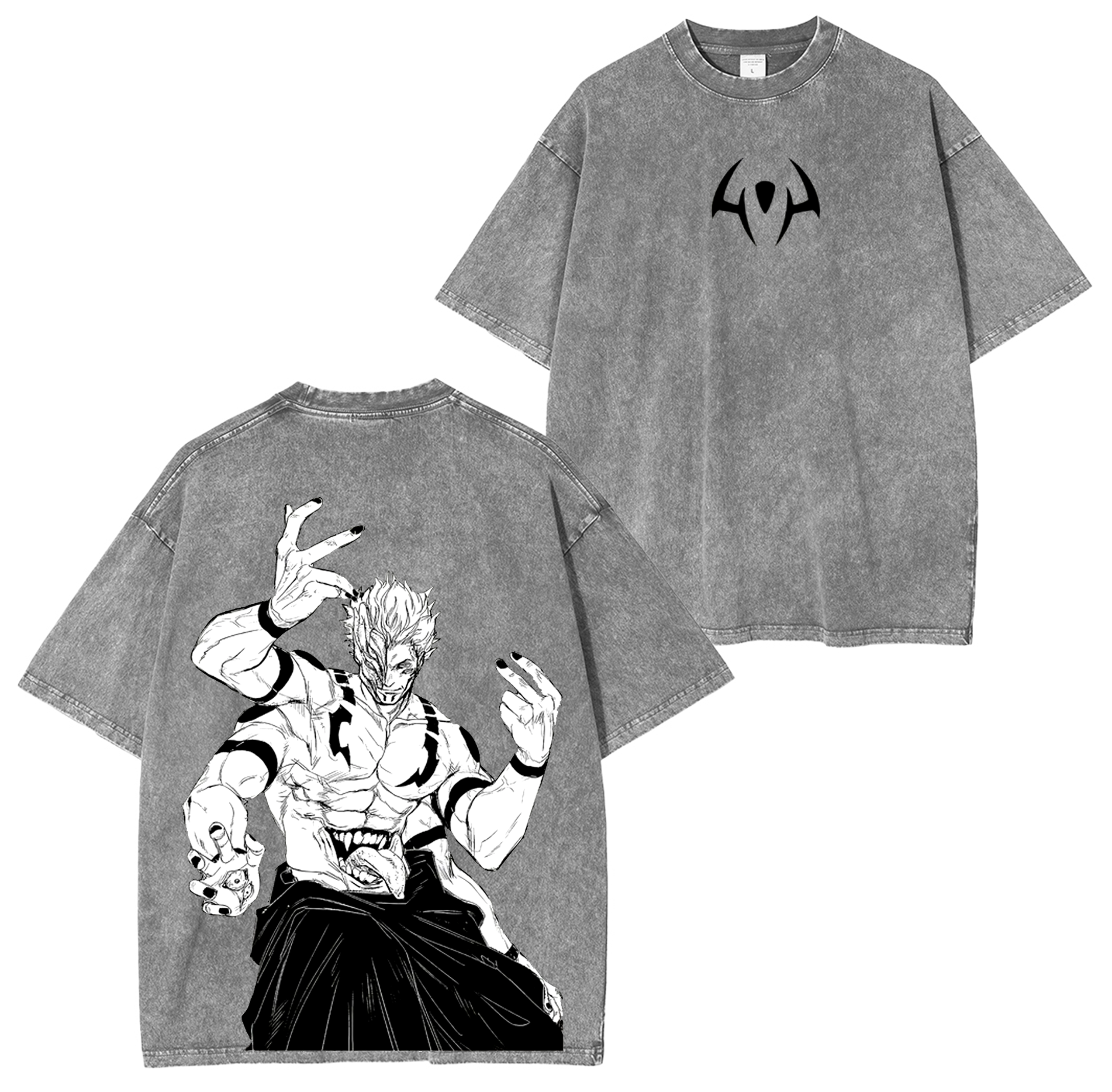 Sukuna "Jujutsu Kaisen"Washed T-shirt/Crewneck/Hoodie