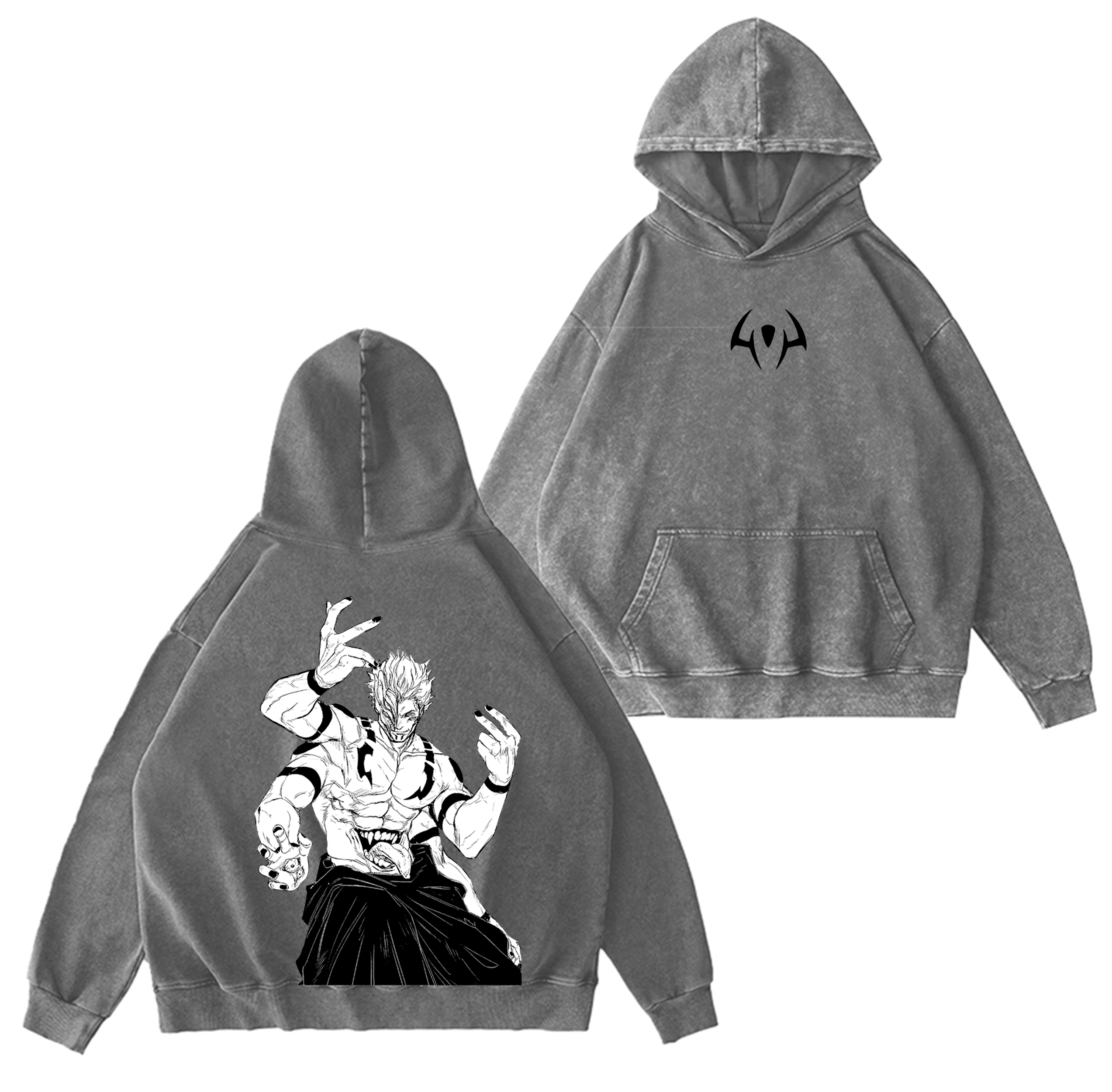 Sukuna "Jujutsu Kaisen"Washed T-shirt/Crewneck/Hoodie