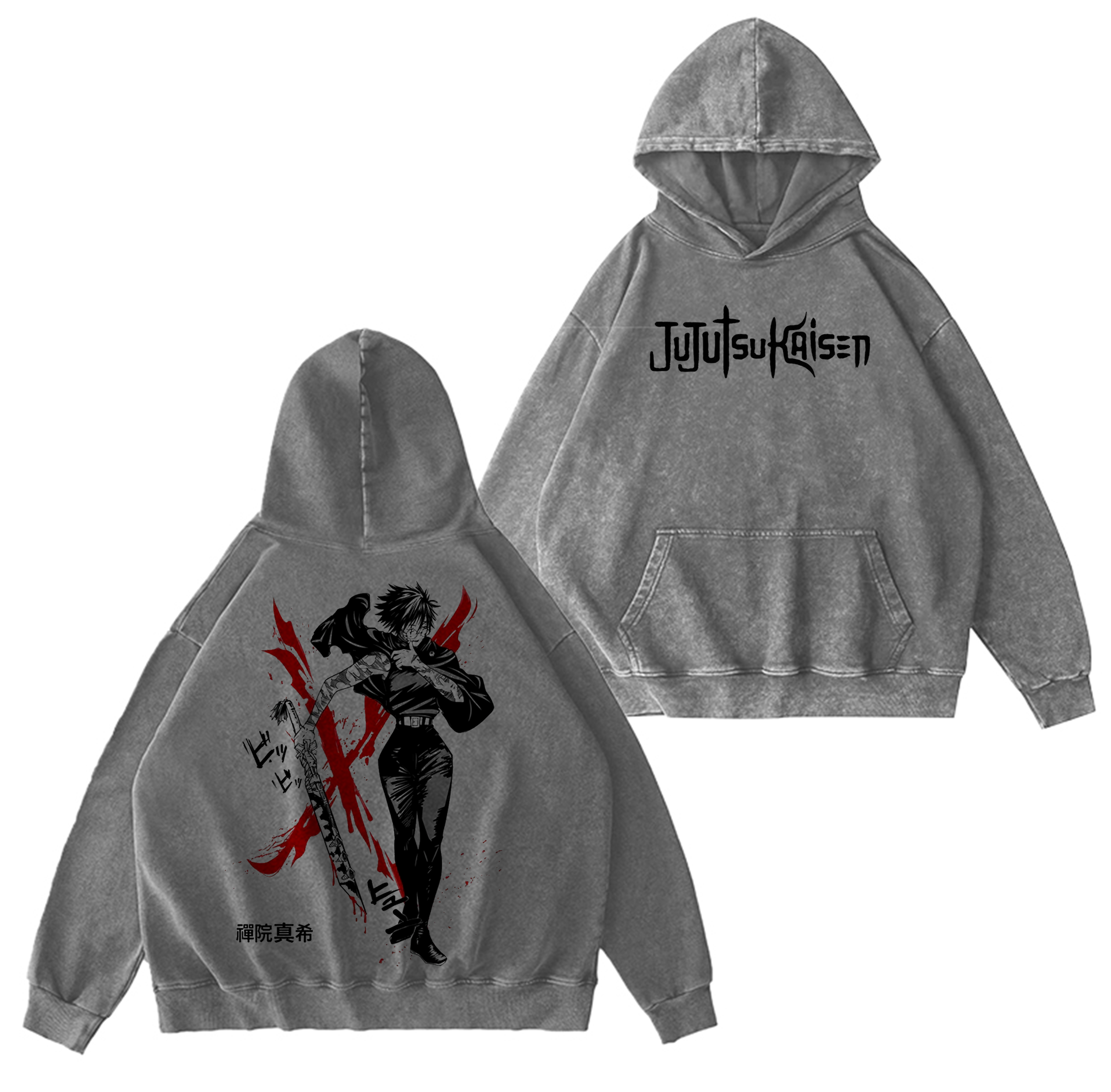 Maki Zenin - Jujutsu Kaisen Washed T-shirt/Crewneck/Hoodie