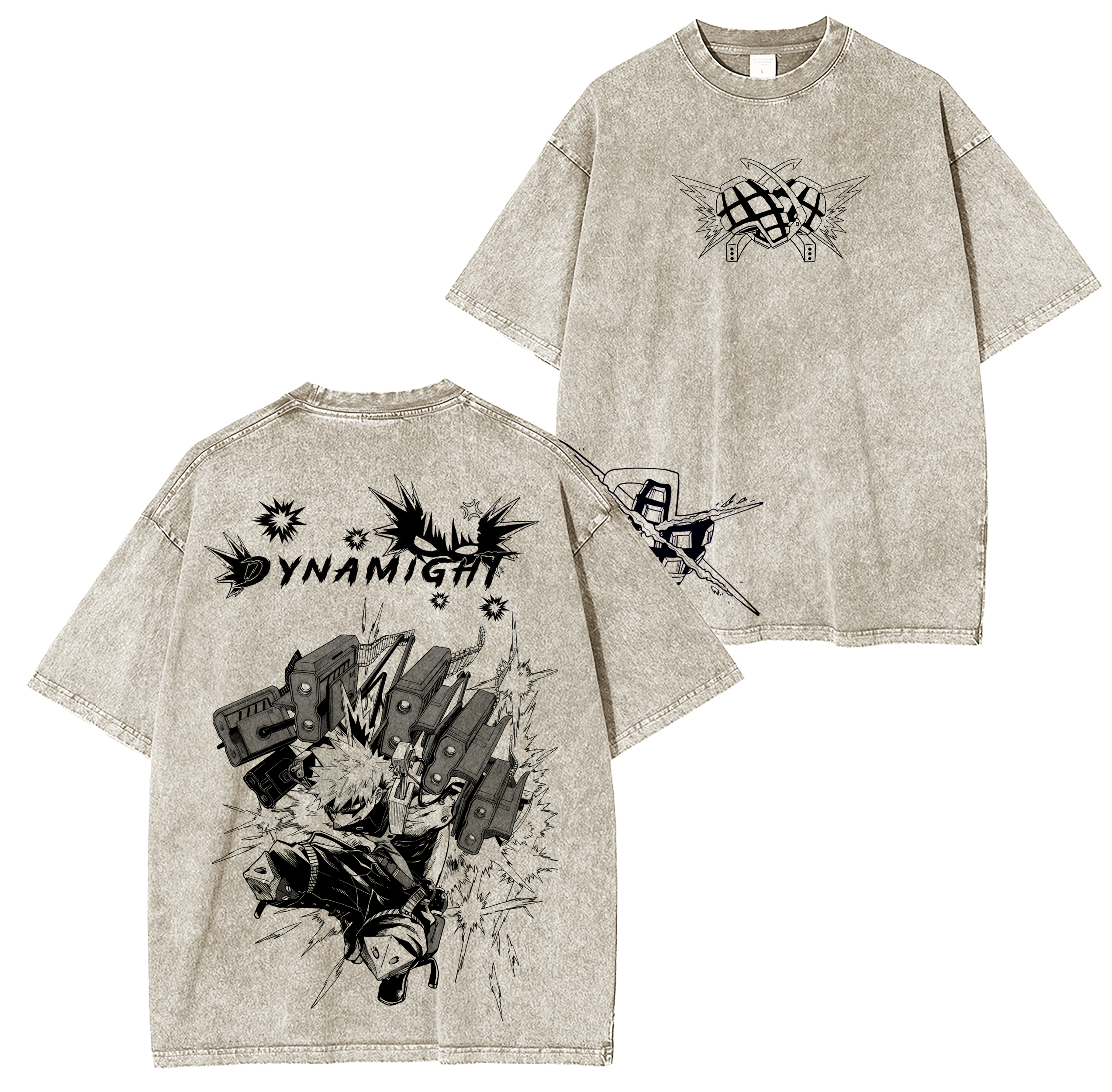 Bakugou Katsuki,My Hero Academia Vintage Washed T-shirt/Crewneck/Hoodie