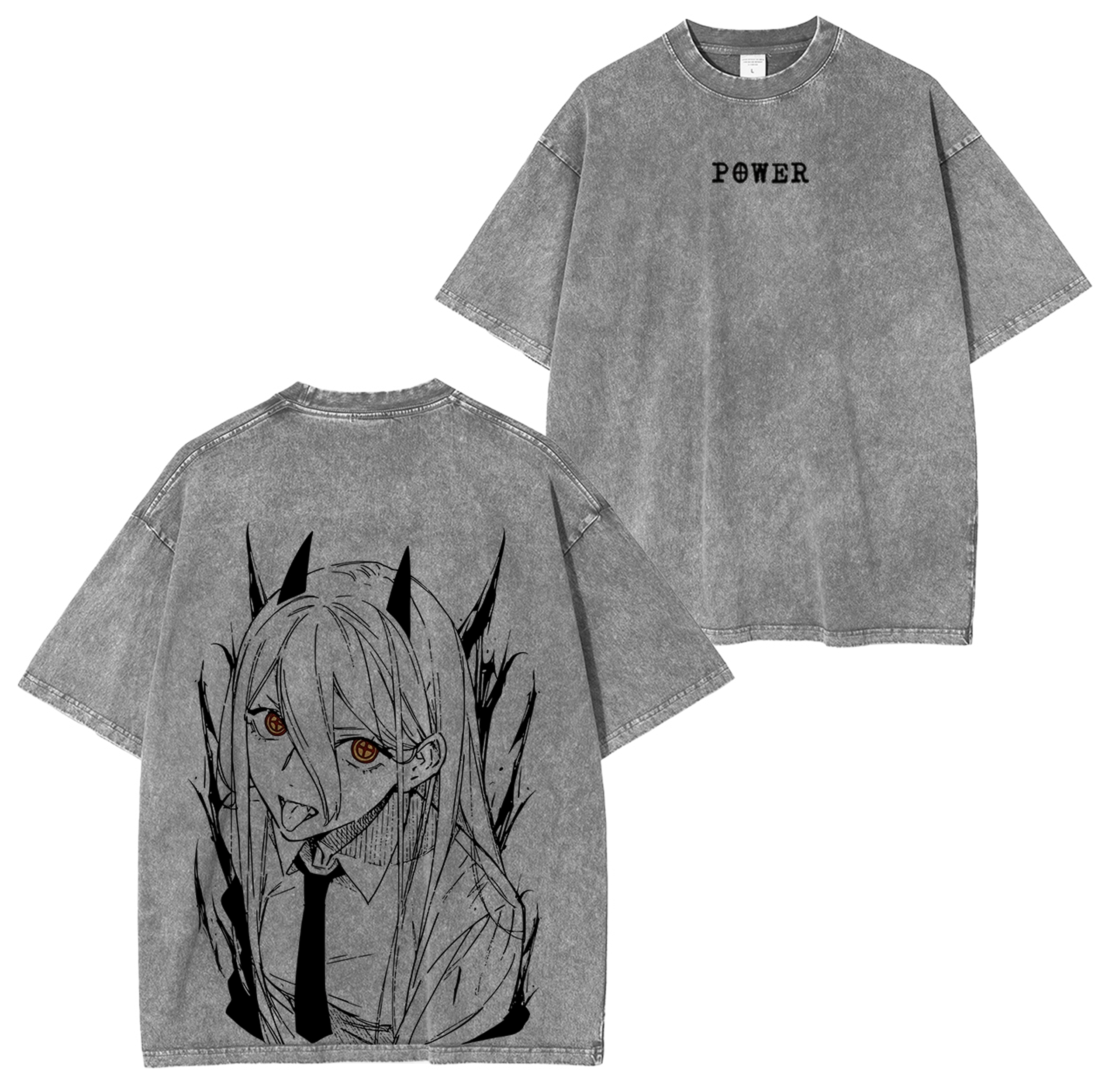 Chainsaw Man Power Washed T-shirt/Crewneck/Hoodie