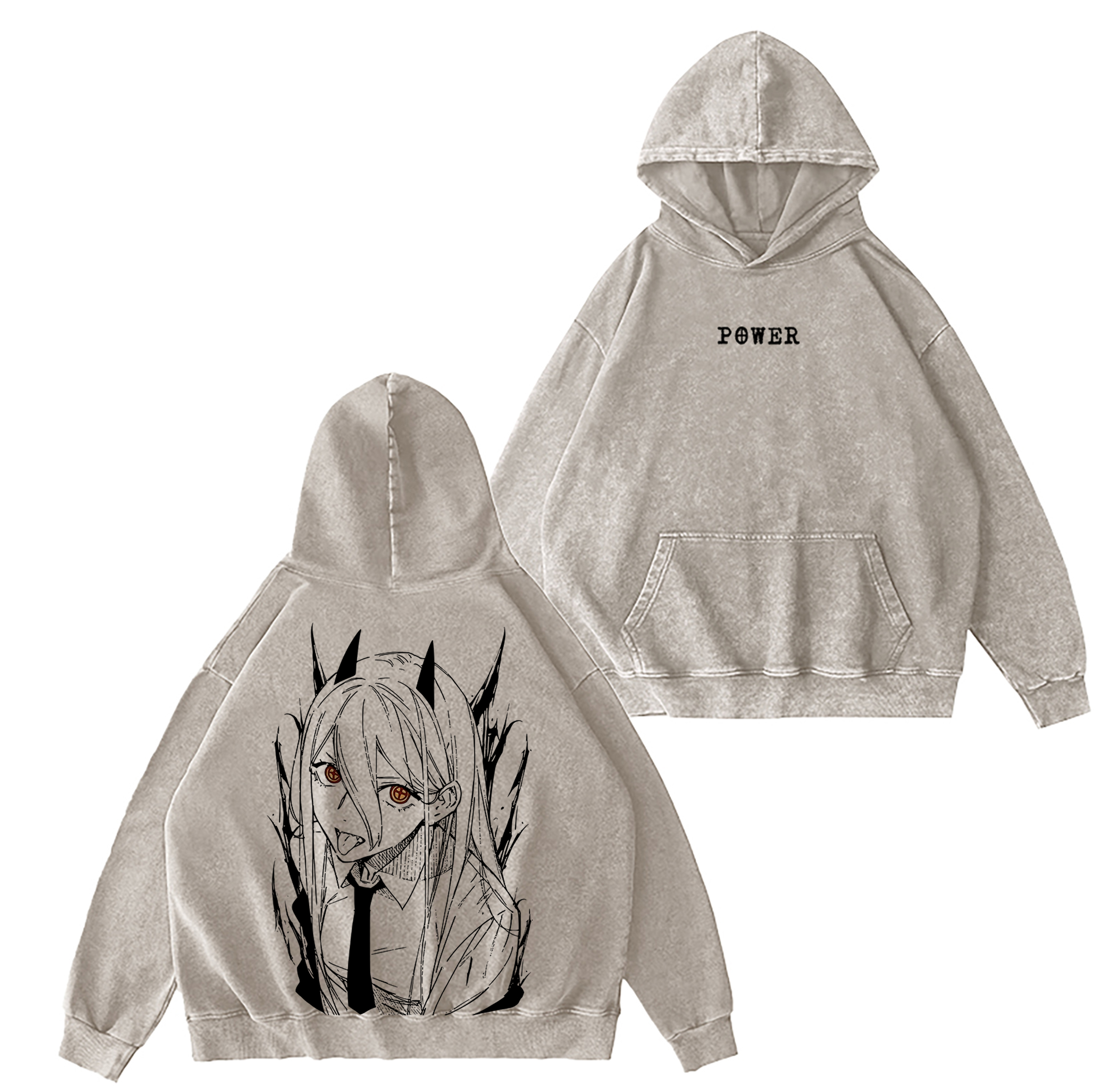 Chainsaw Man Power Washed T-shirt/Crewneck/Hoodie