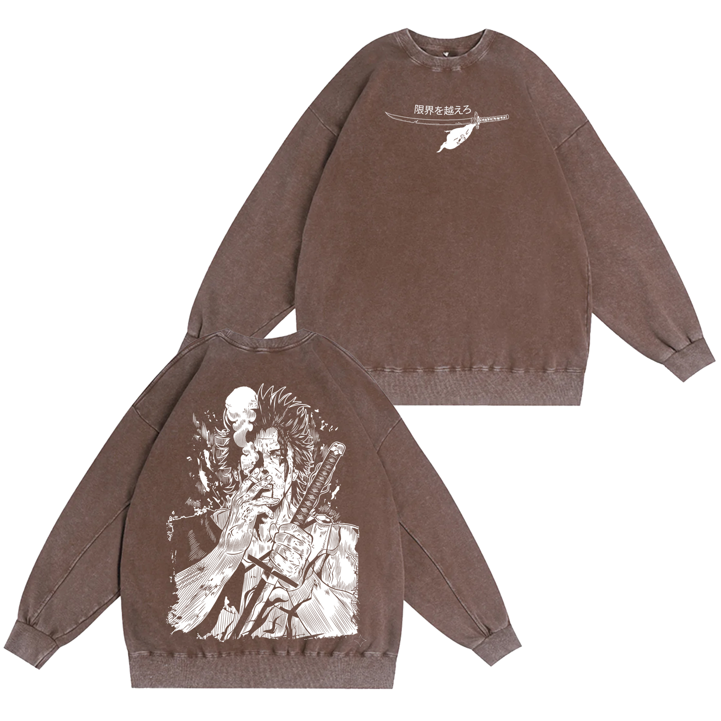 Black Clover Vintage Washed T-shirt/Crewneck/Hoodie