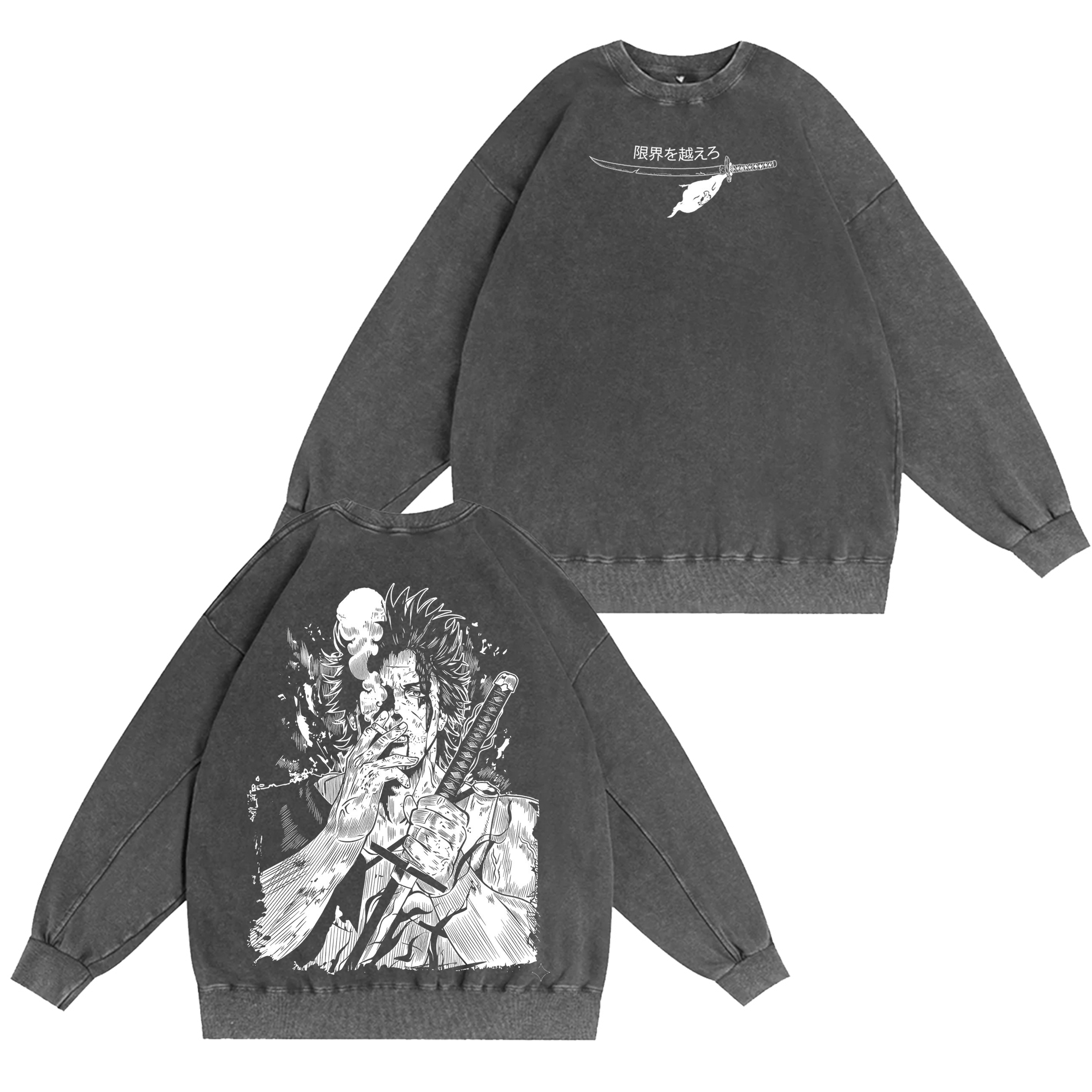 Black Clover Vintage Washed T-shirt/Crewneck/Hoodie
