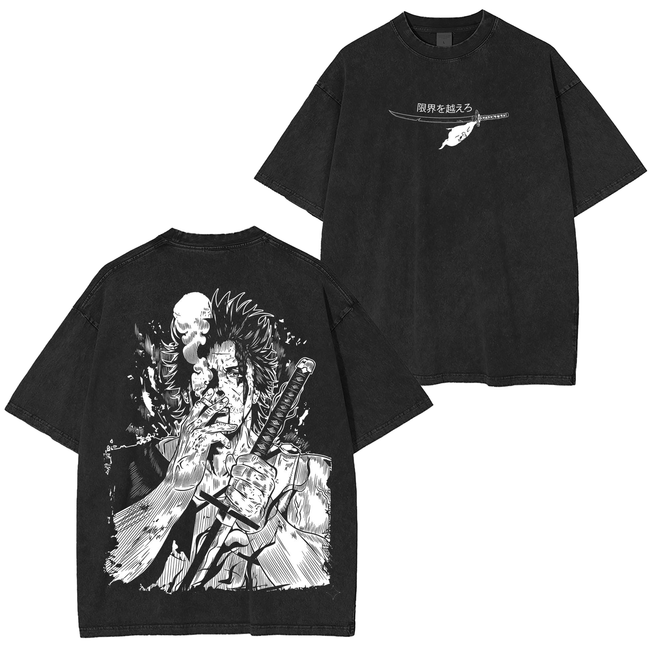 Black Clover Vintage Washed T-shirt/Crewneck/Hoodie