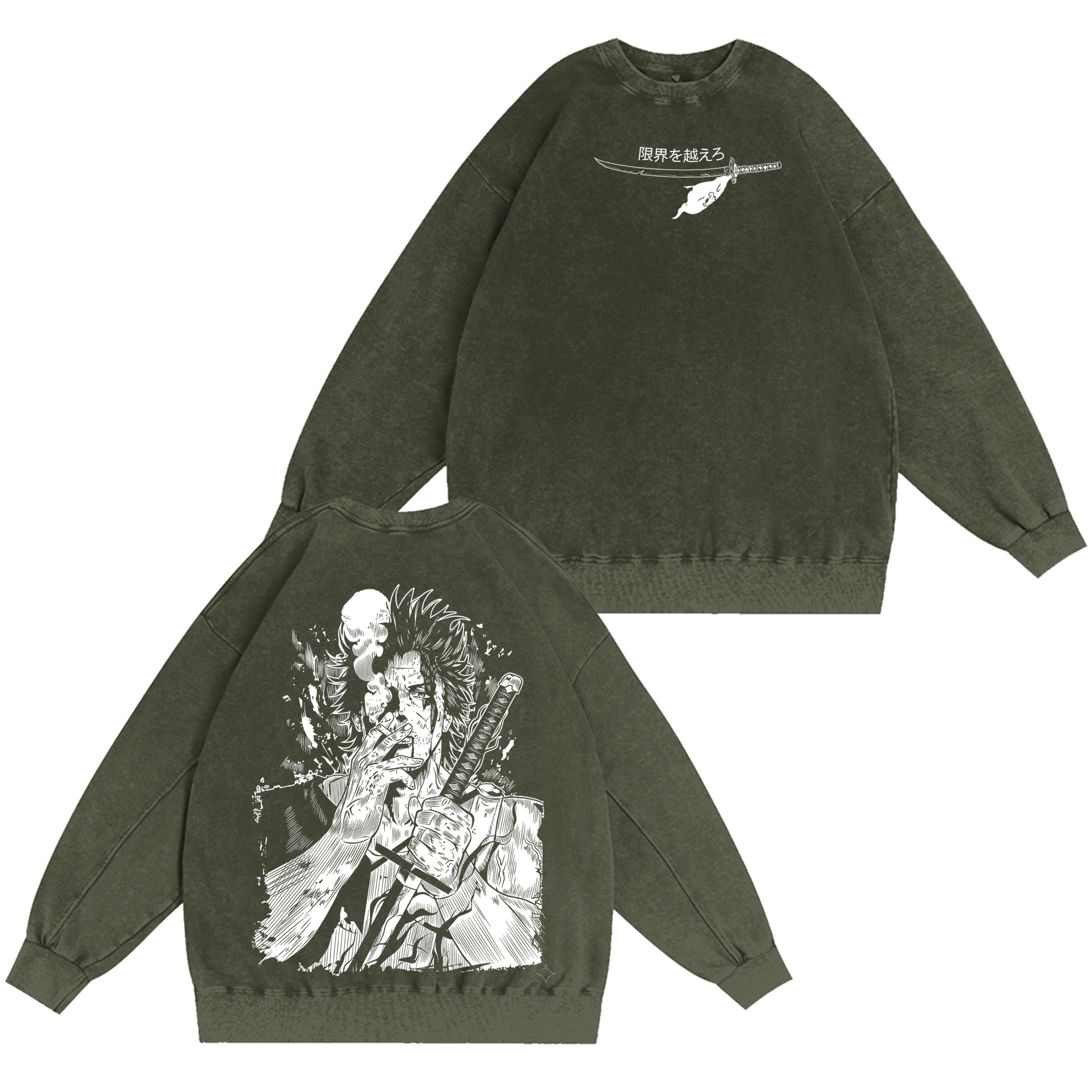 Black Clover Vintage Washed T-shirt/Crewneck/Hoodie