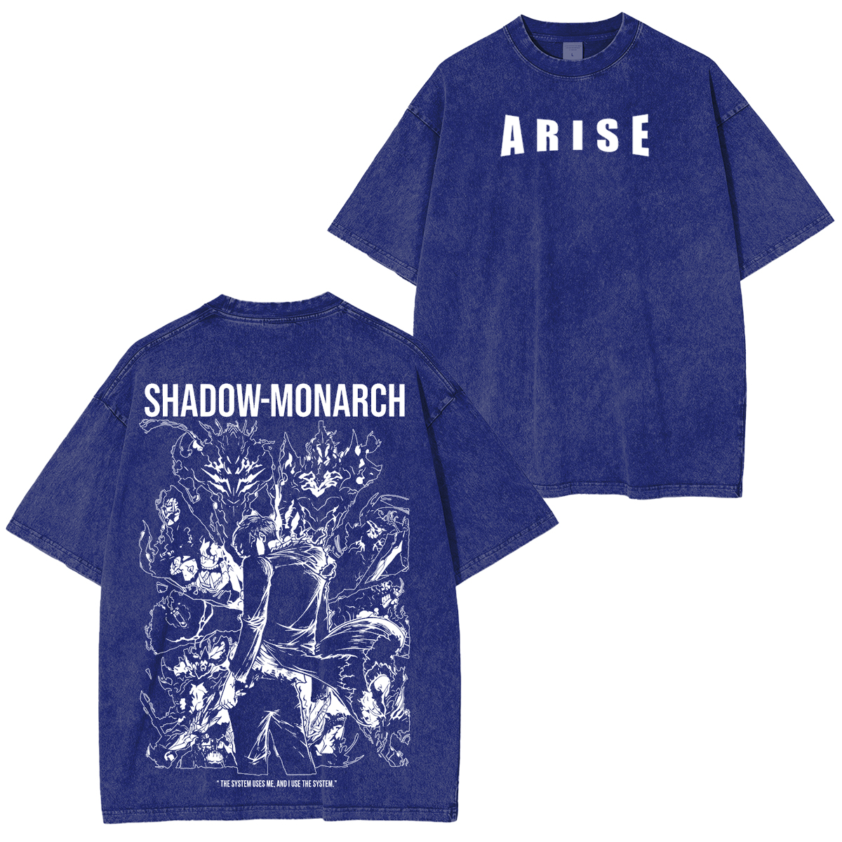 Arise Sung Jinwoo,Solo Leveling Shadow Monarch  Washed T-shirt/Crewneck/Hoodie