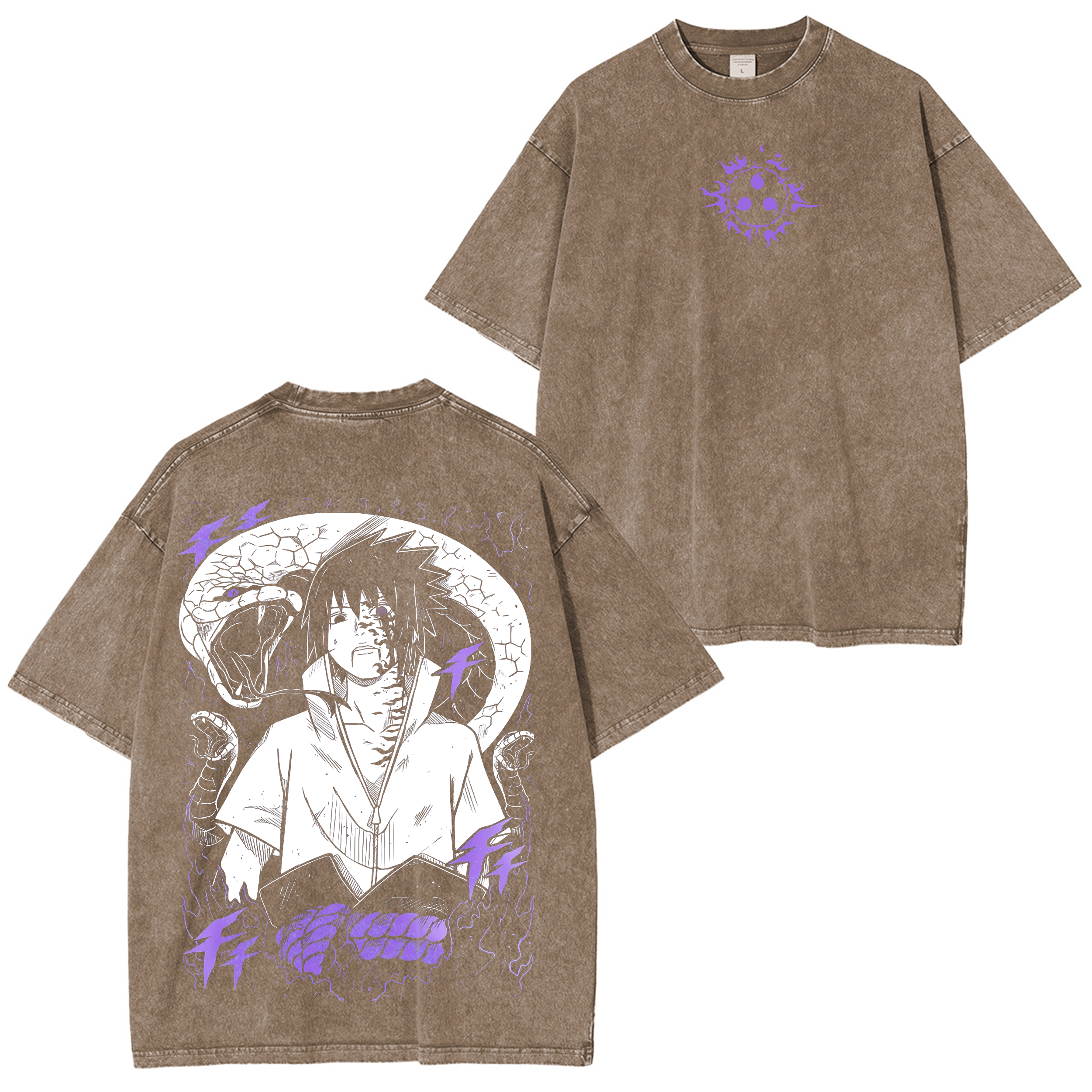 Sasuke Uchiha,Naruto Anime  Washed T-shirt/Crewneck/Hoodie