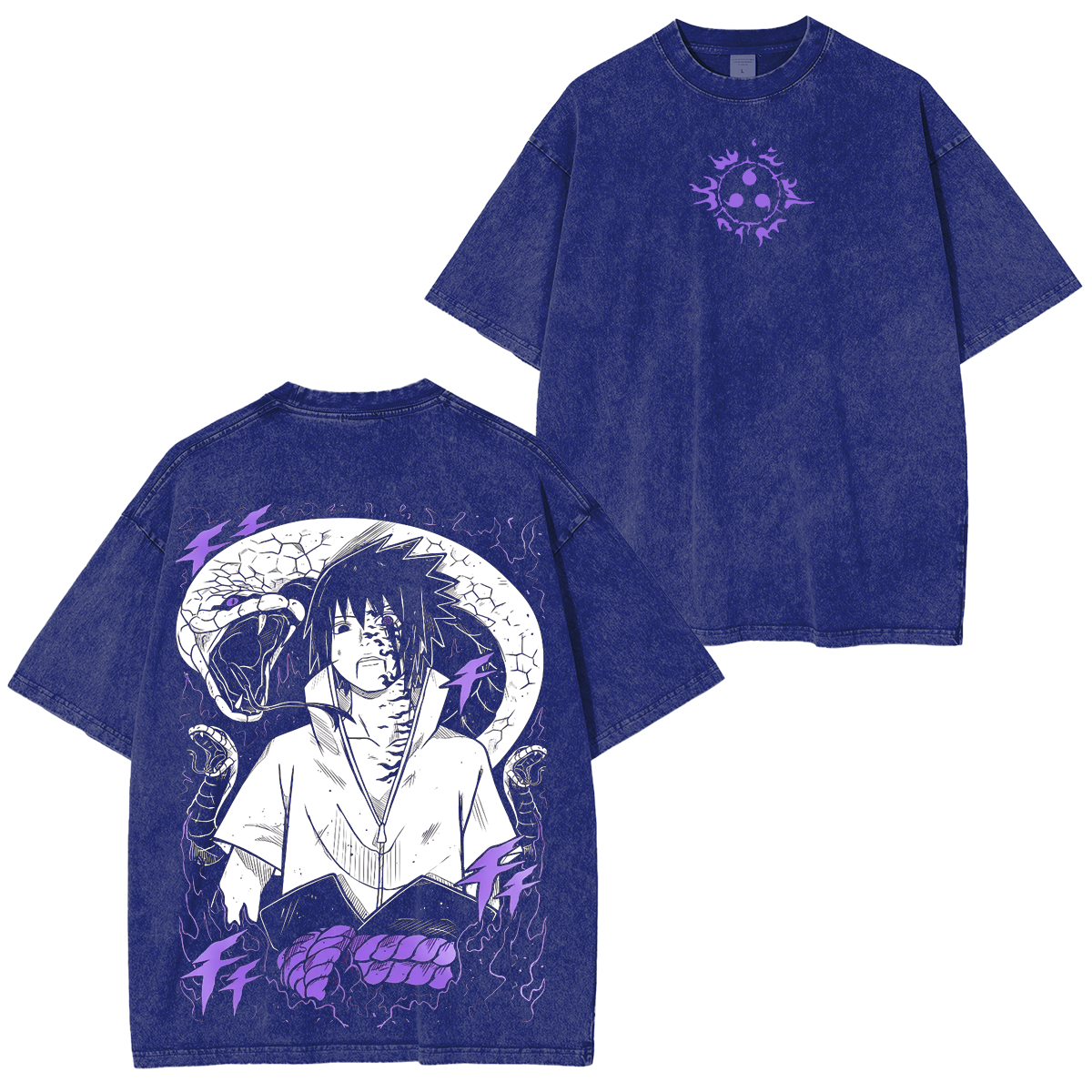 Sasuke Uchiha,Naruto Anime  Washed T-shirt/Crewneck/Hoodie