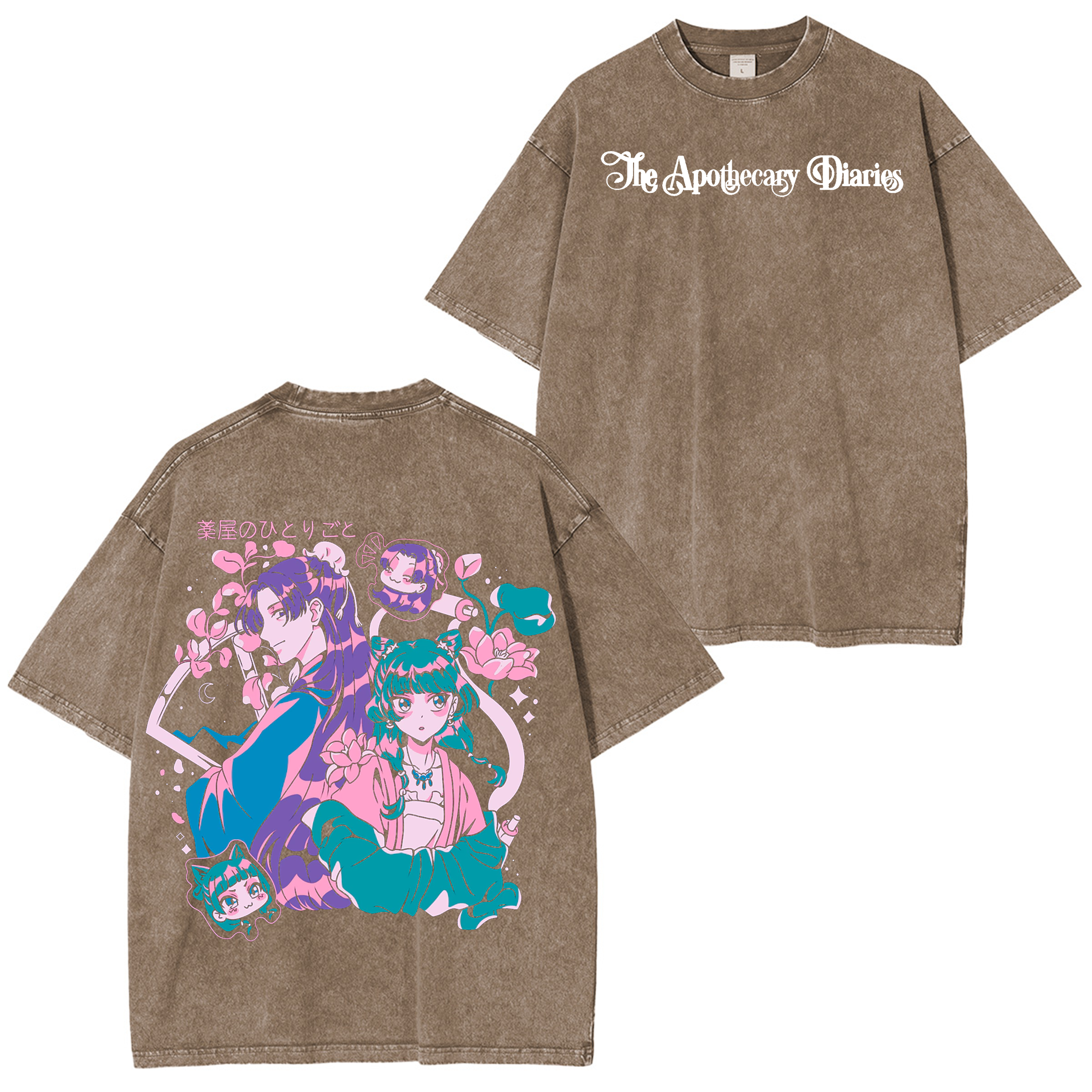 The Apothecary Diaries Anime Oversize Washed T-shirt/Crewneck/Hoodie