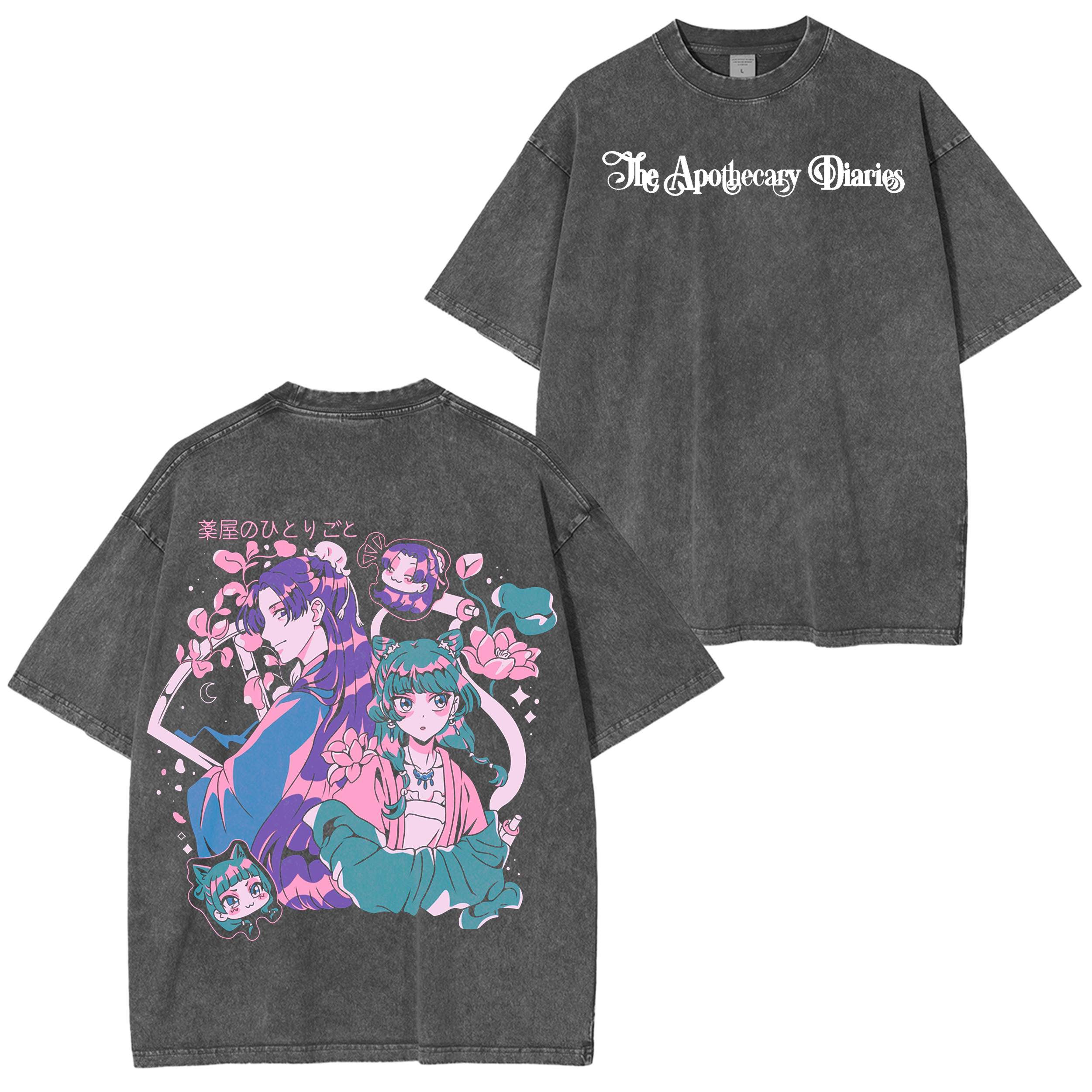 The Apothecary Diaries Anime Oversize Washed T-shirt/Crewneck/Hoodie