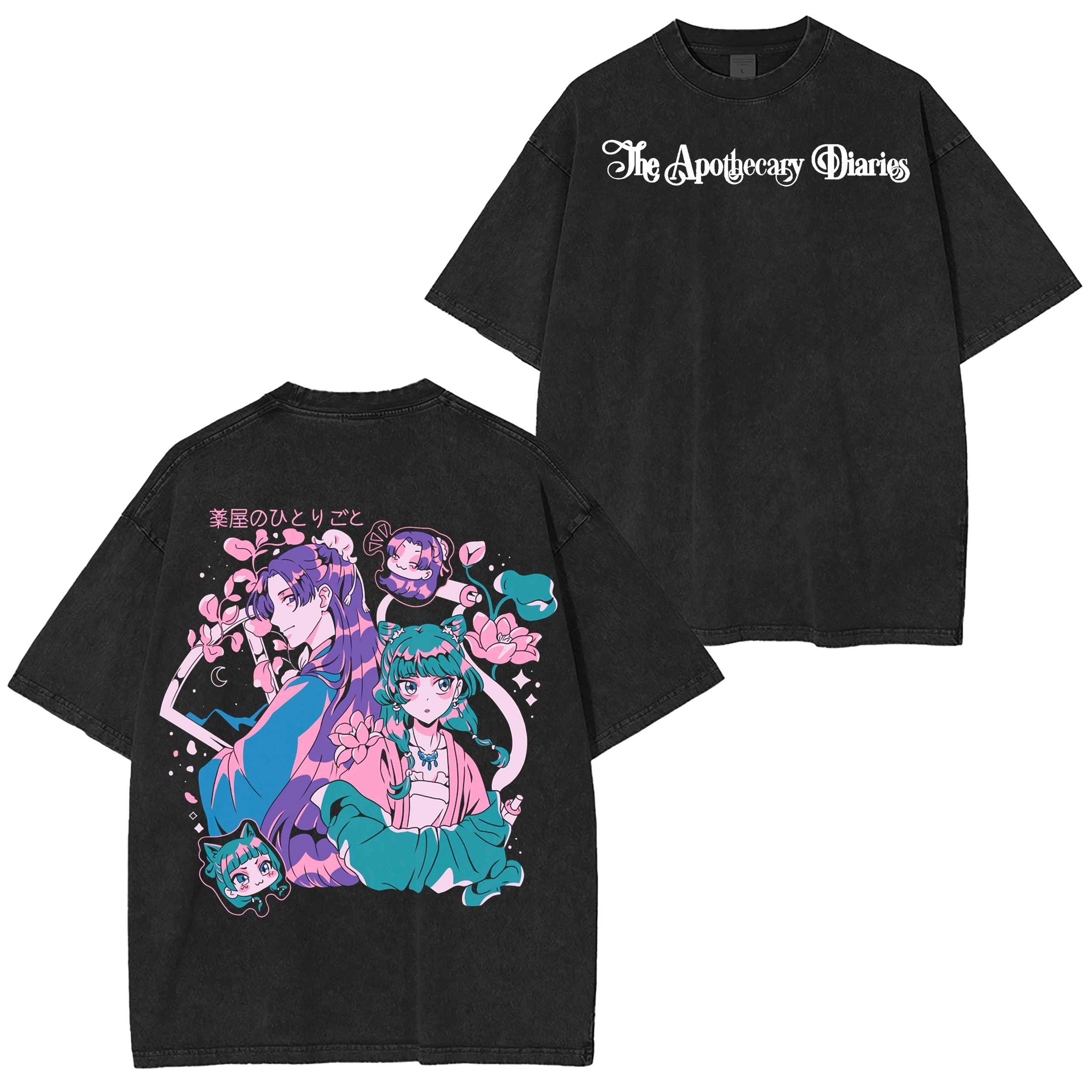 The Apothecary Diaries Anime Oversize Washed T-shirt/Crewneck/Hoodie
