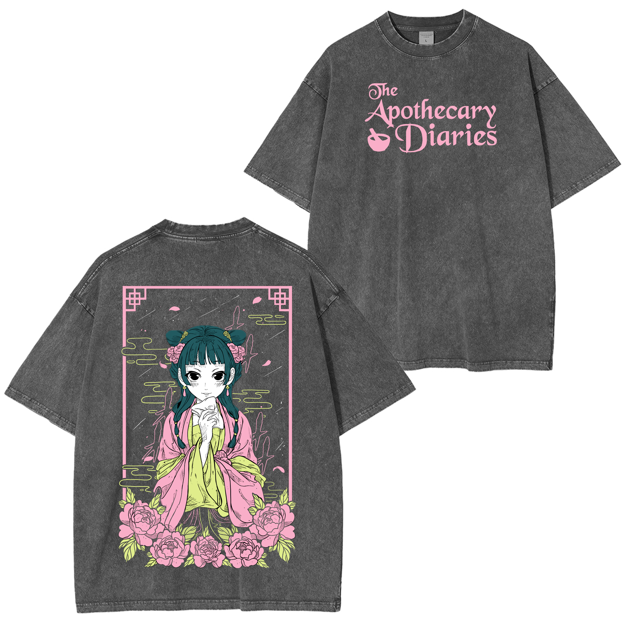 The Apothecary Diaries Anime Oversize Washed T-shirt/Crewneck/Hoodie