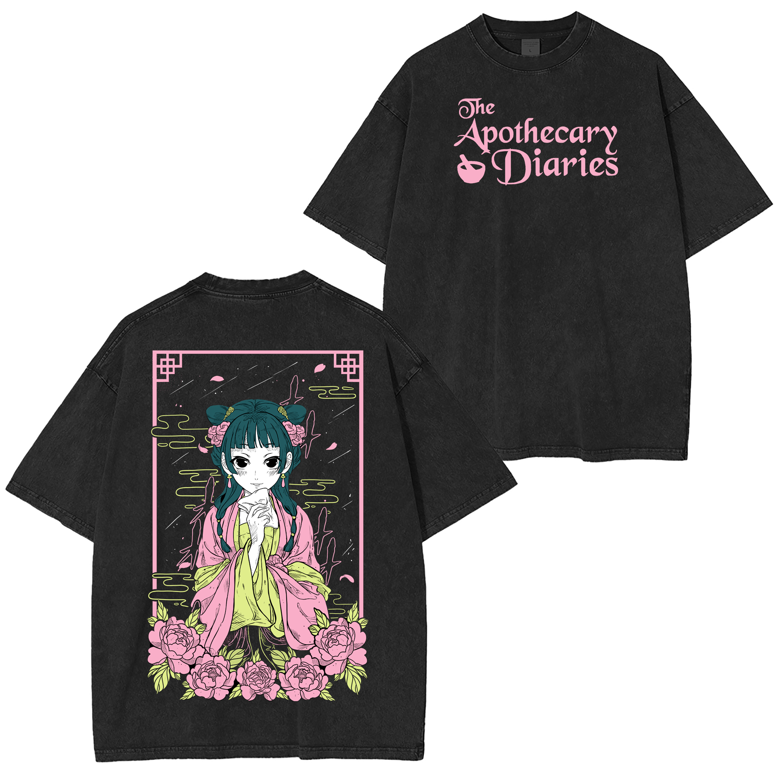 The Apothecary Diaries Anime Oversize Washed T-shirt/Crewneck/Hoodie