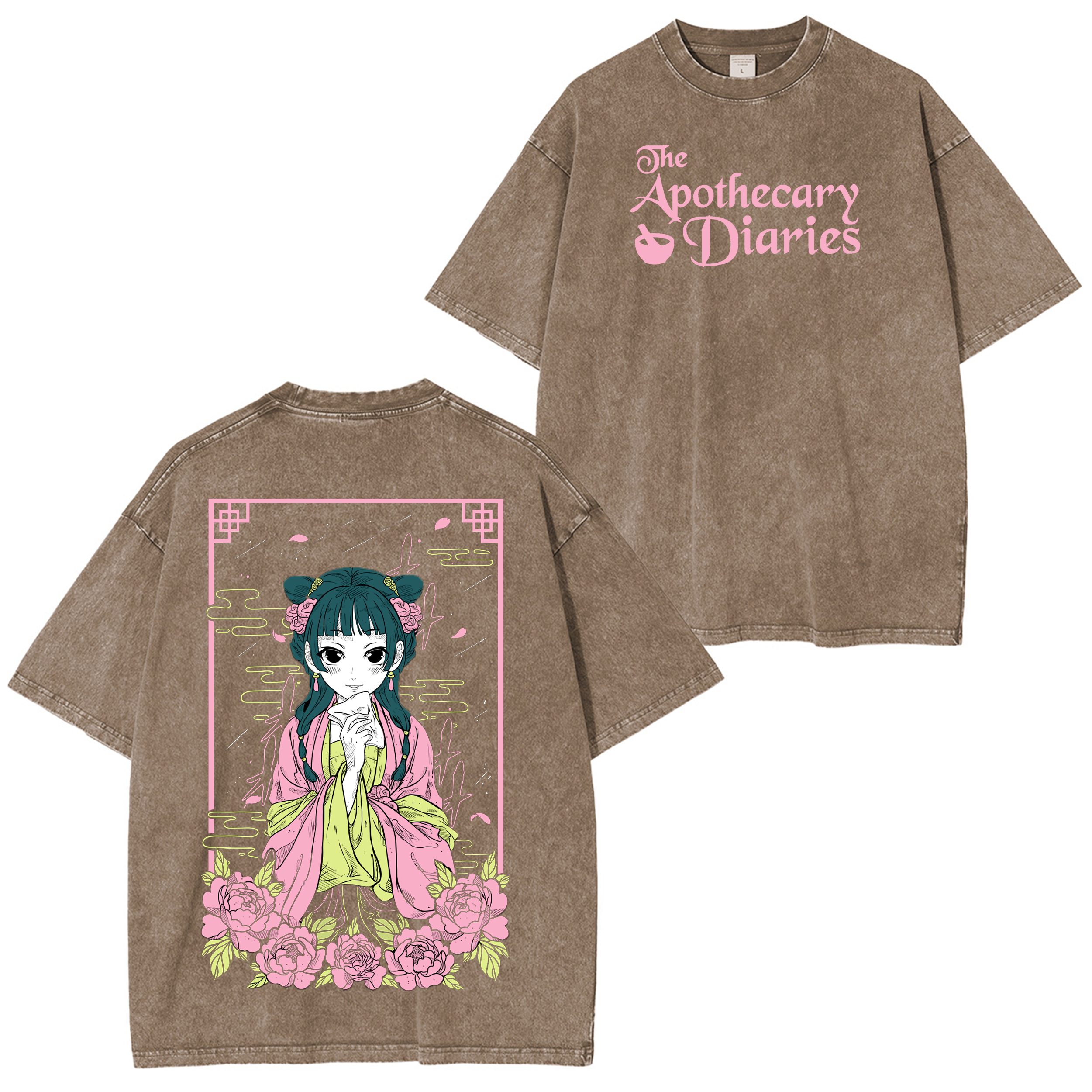 The Apothecary Diaries Anime Oversize Washed T-shirt/Crewneck/Hoodie
