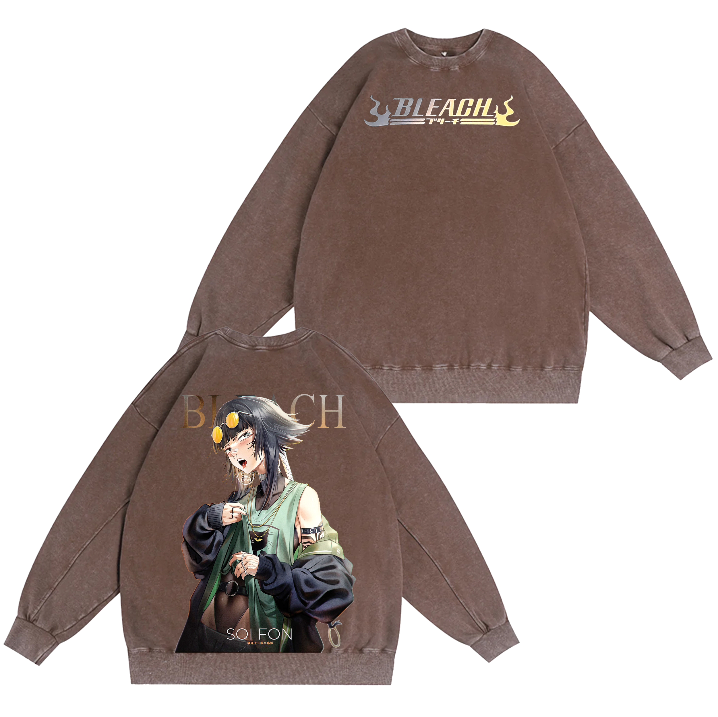 Soi Fon,Bleach Anime Washed T-shirt/Crewneck/Hoodie