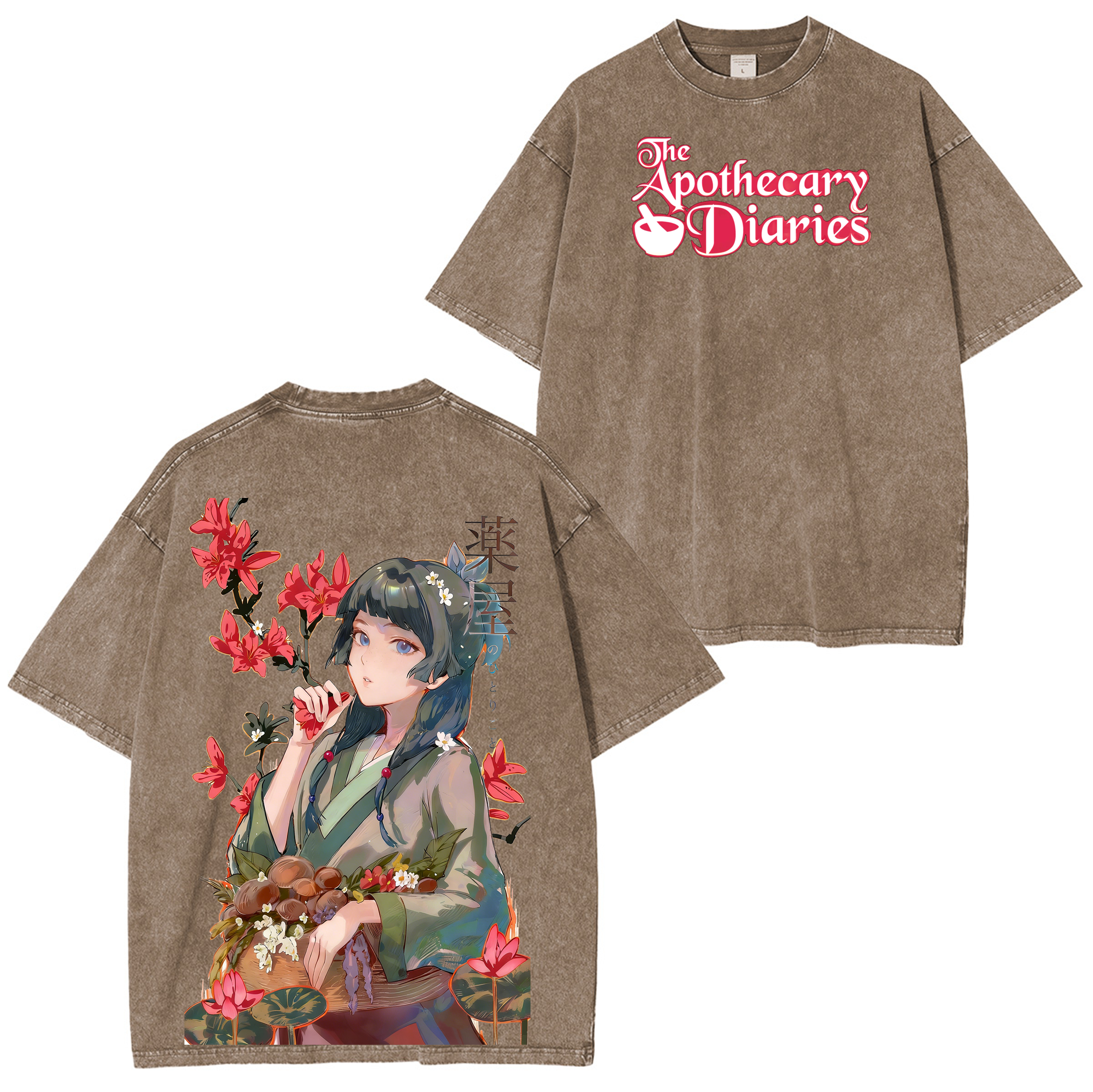 The Apothecary Diaries Anime Washed T-shirt/Crewneck/Hoodie