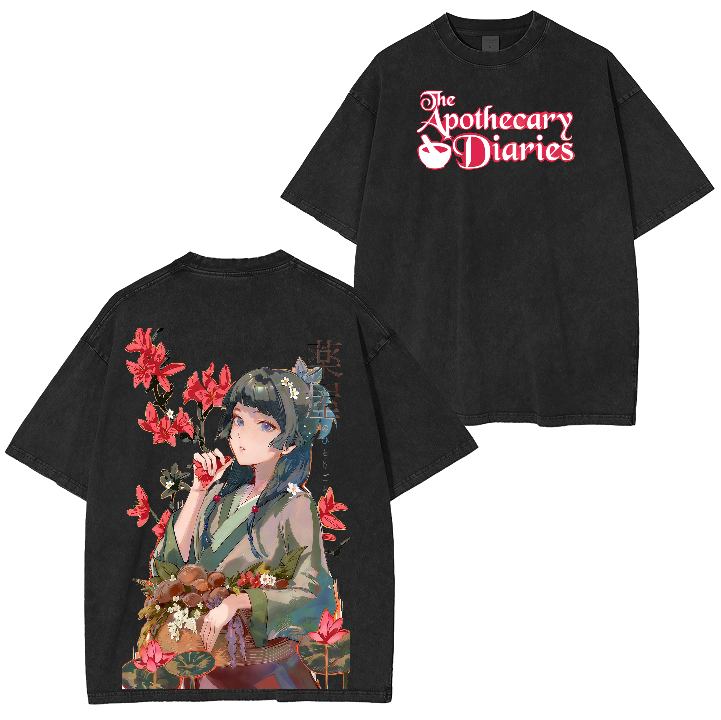 The Apothecary Diaries Anime Washed T-shirt/Crewneck/Hoodie
