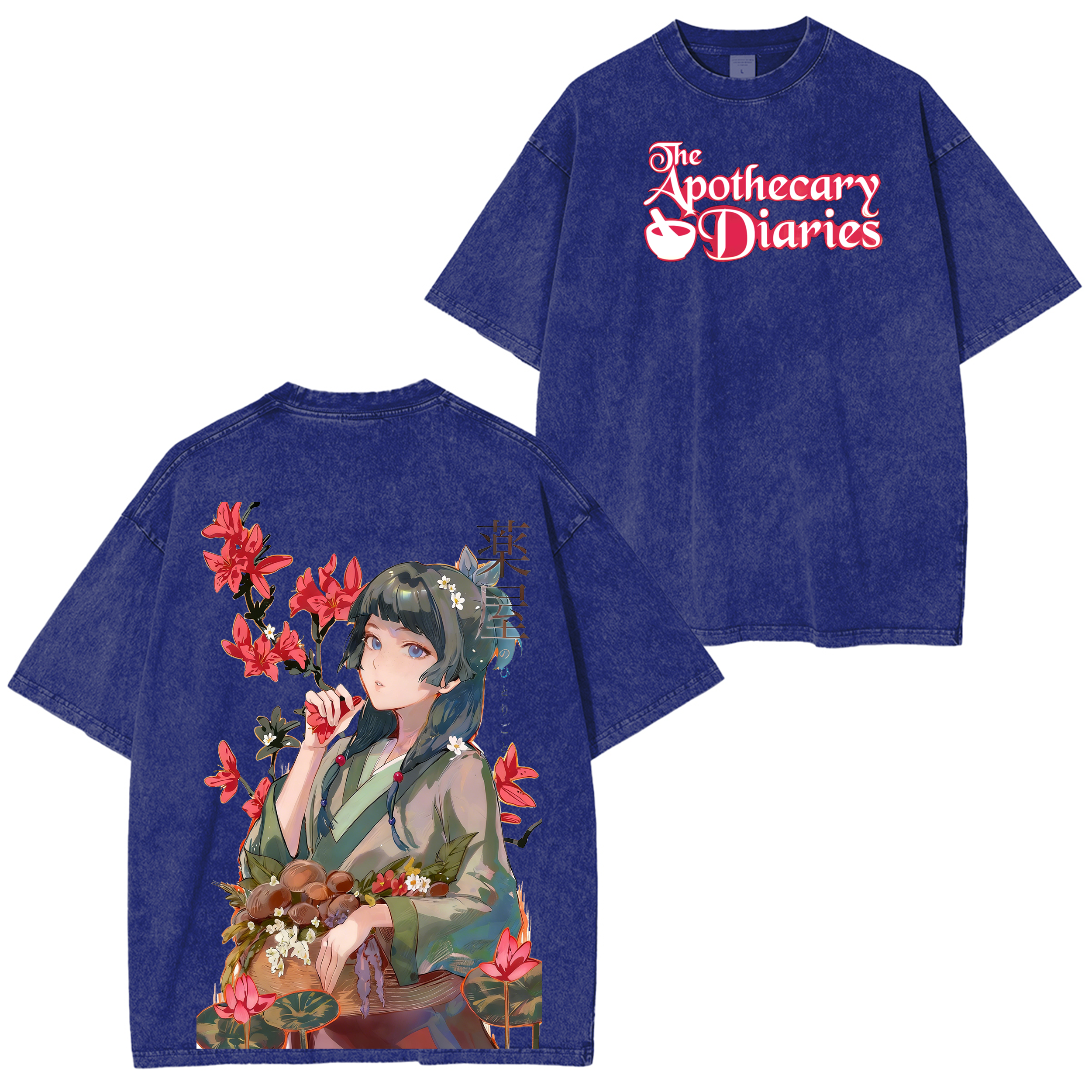 The Apothecary Diaries Anime Washed T-shirt/Crewneck/Hoodie