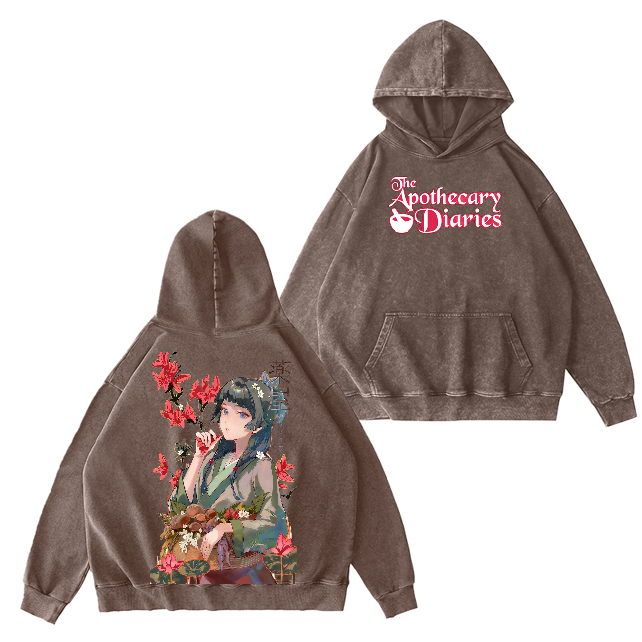 The Apothecary Diaries Anime Washed T-shirt/Crewneck/Hoodie
