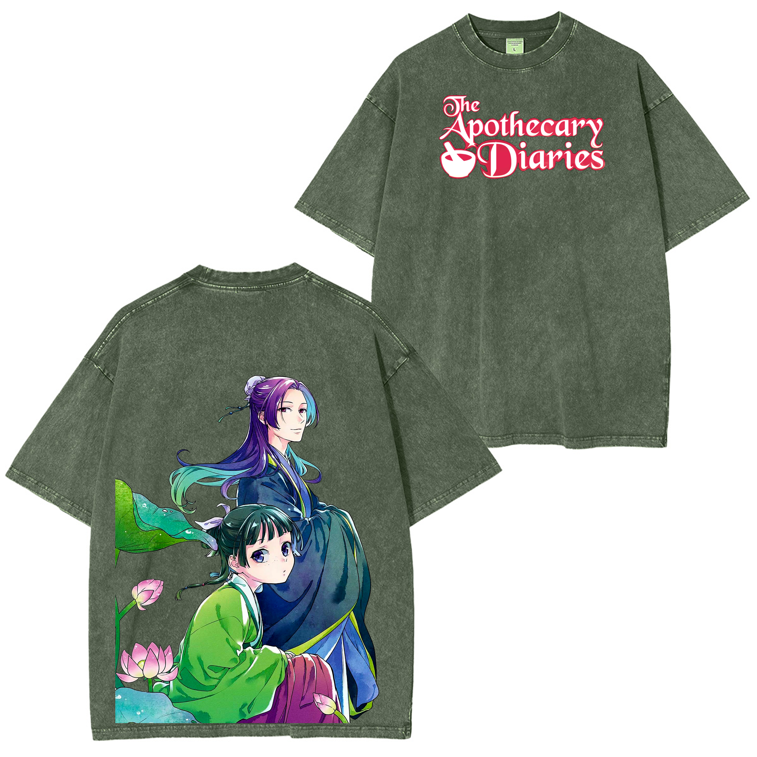 The Apothecary Diaries Anime Washed T-shirt/Crewneck/Hoodie