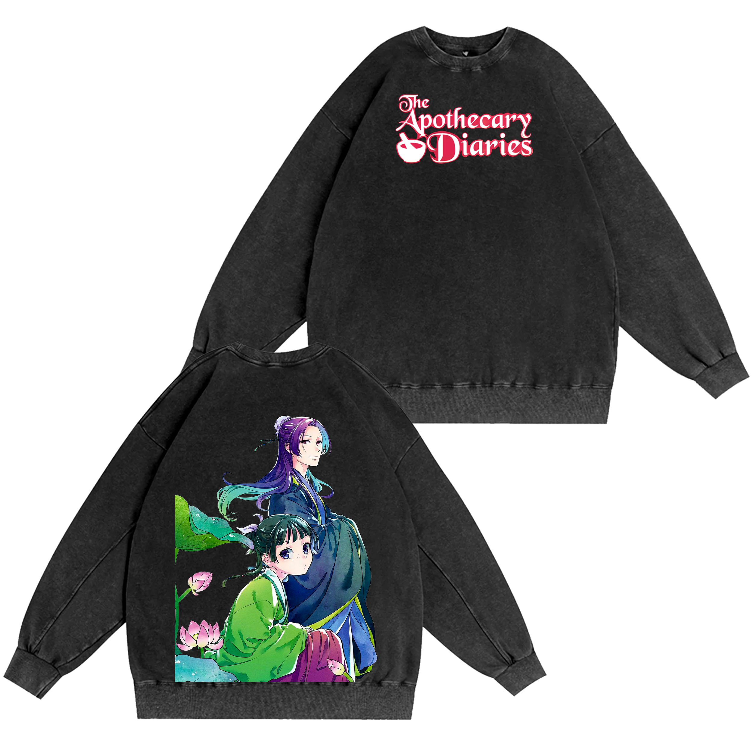 The Apothecary Diaries Anime Washed T-shirt/Crewneck/Hoodie