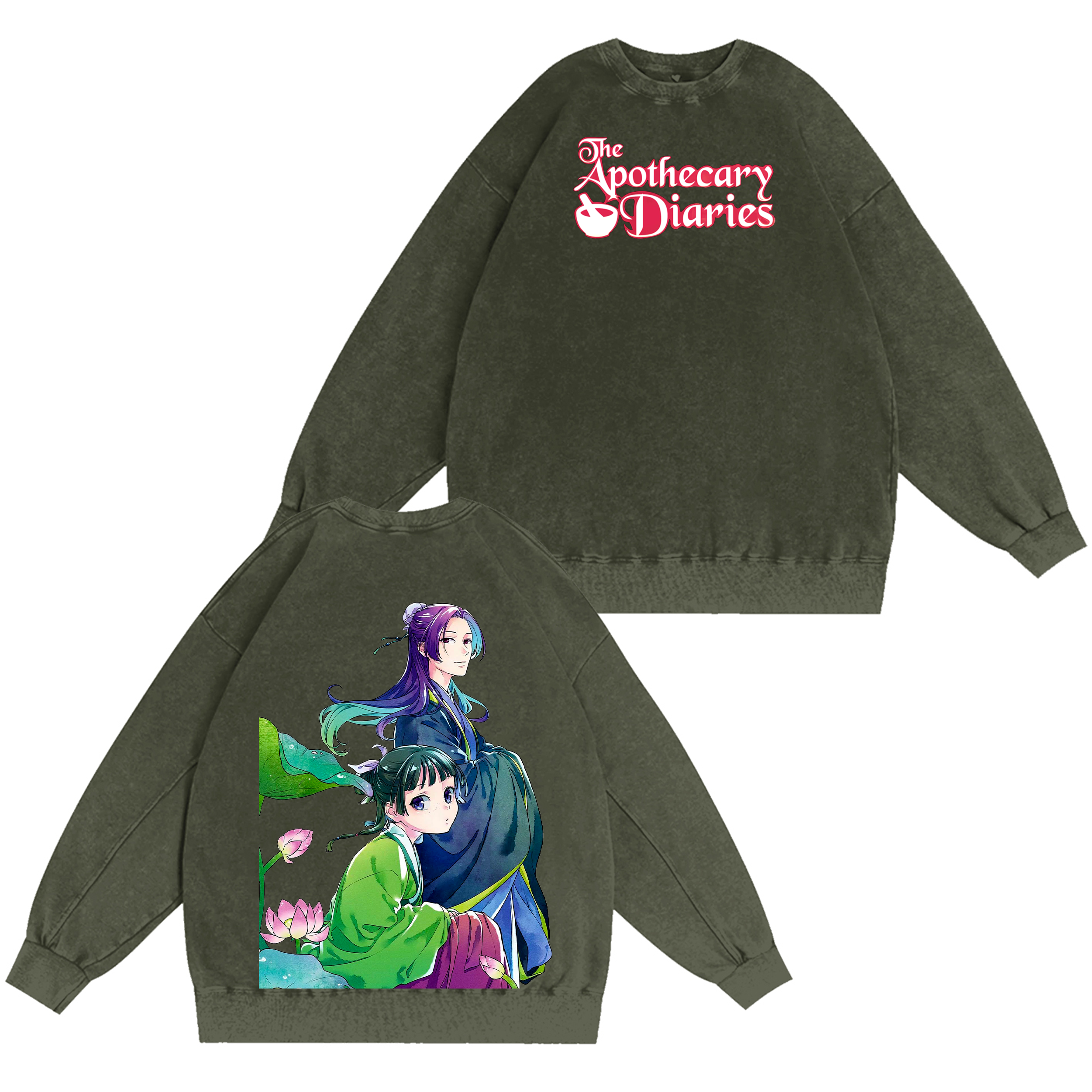 The Apothecary Diaries Anime Washed T-shirt/Crewneck/Hoodie