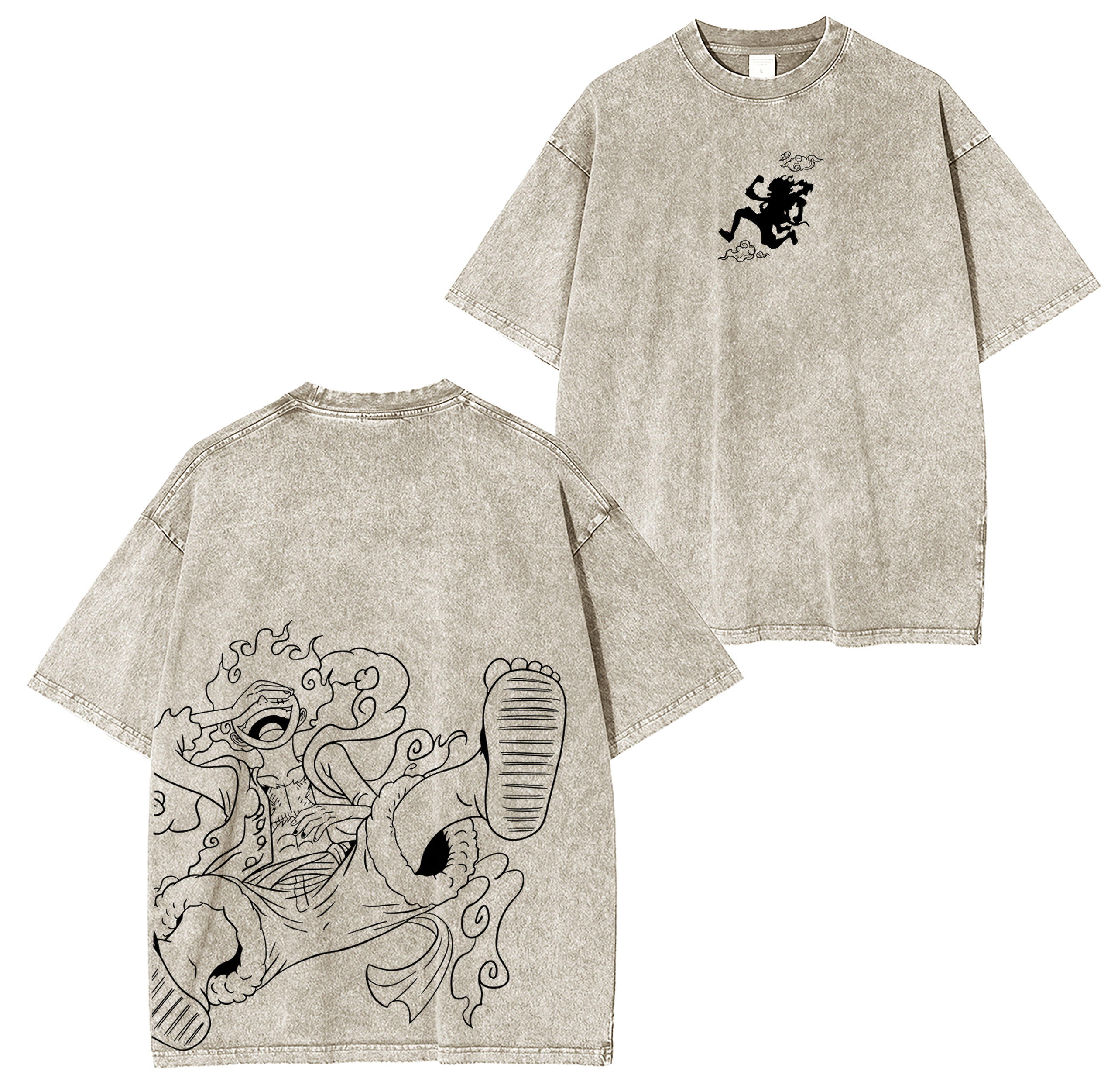 Luffy One Piece Washed T-shirt/Crewneck/Hoodie