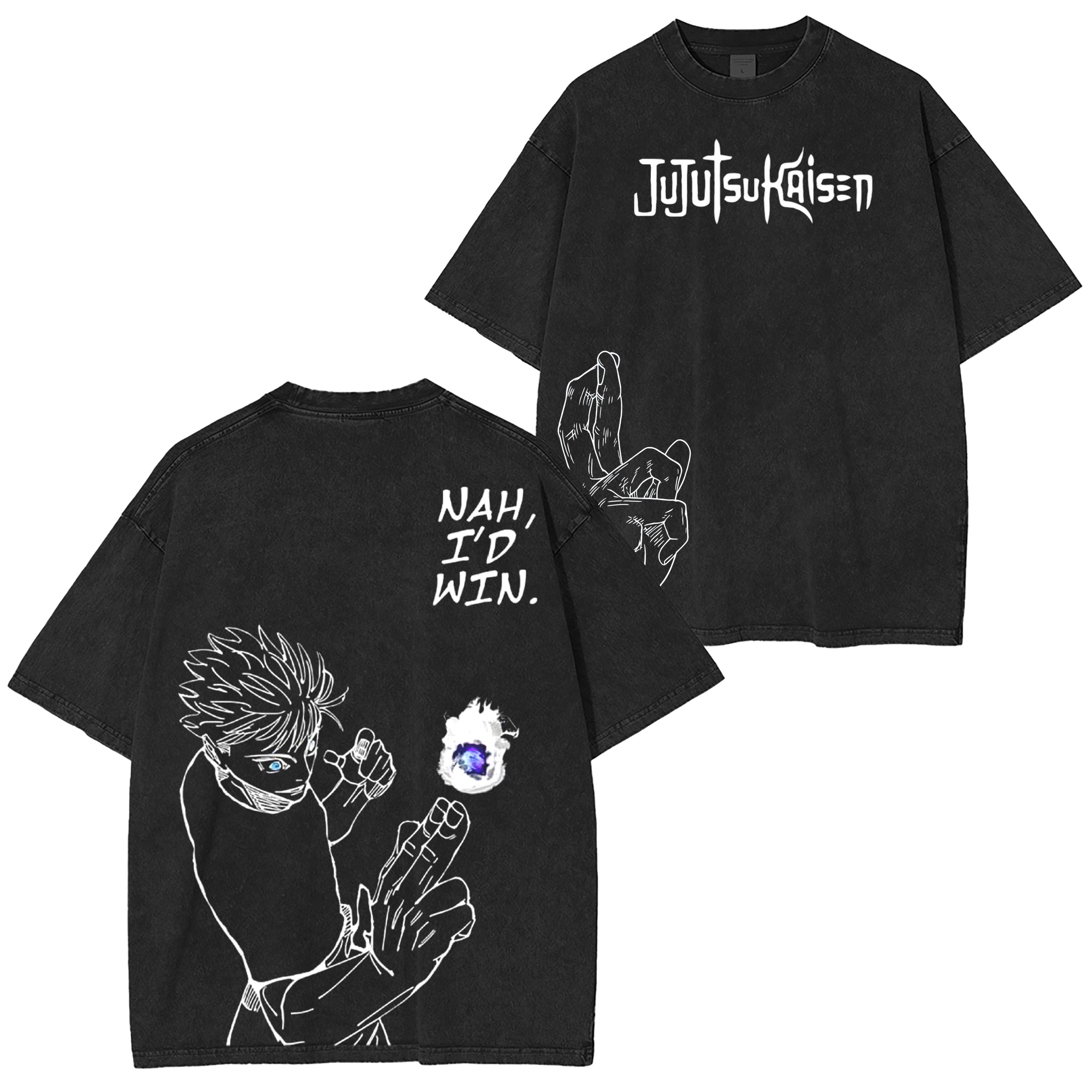 Satoru Gojo,Jujutsu Kaisen Anime Washed T-shirt/Crewneck/Hoodie