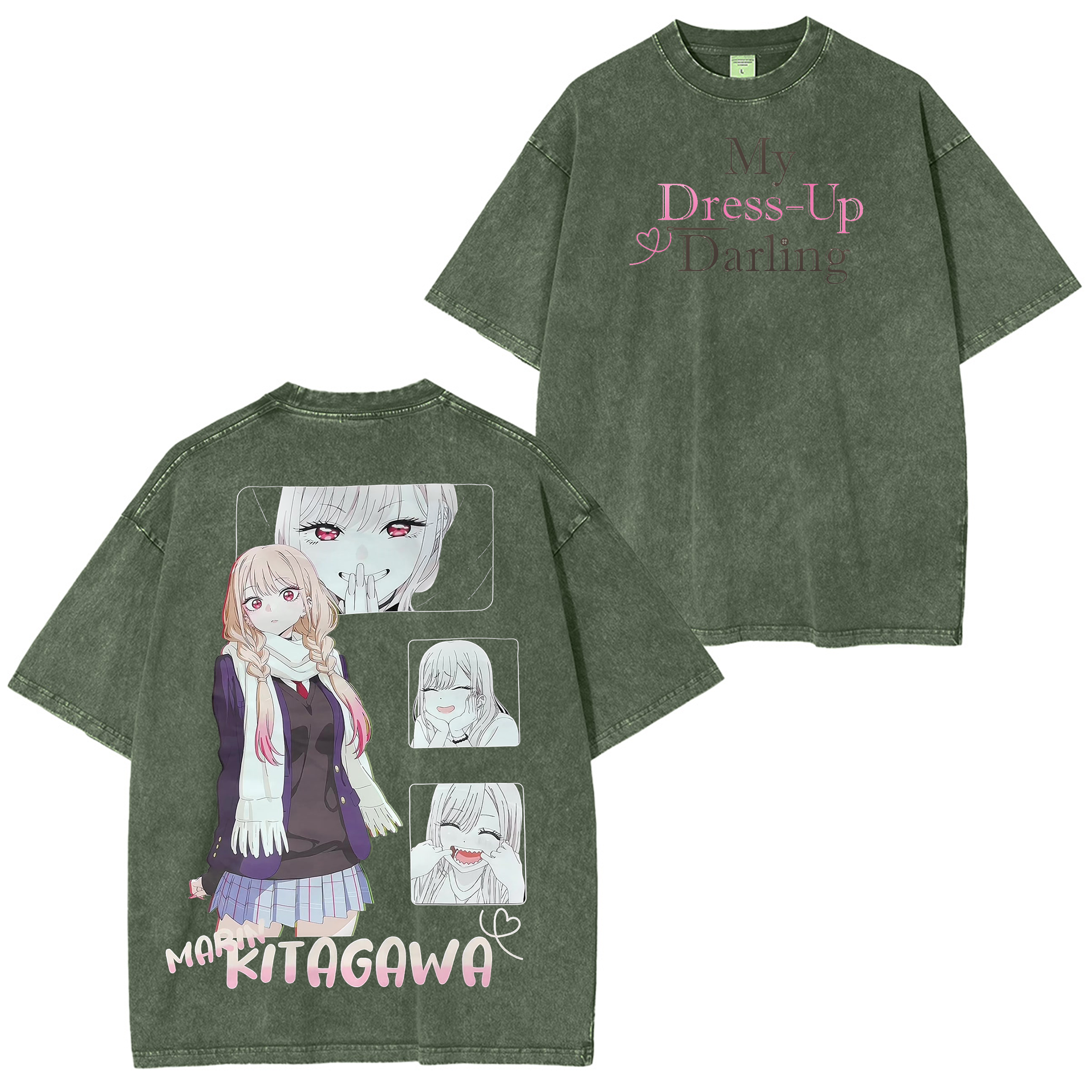 My Dress-Up Darling Anime Washed T-shirt/Crewneck/Hoodie