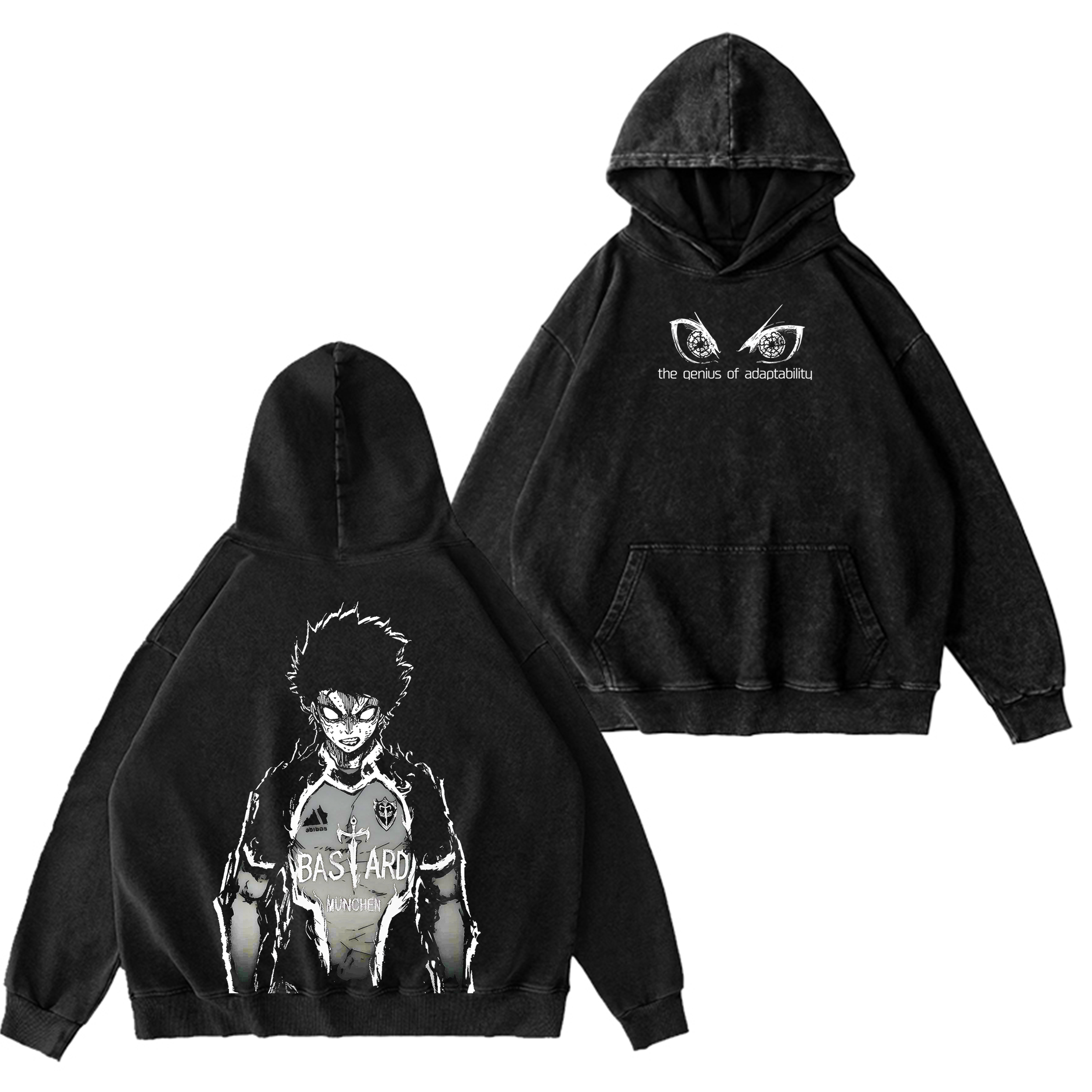 Blue Lock Anime Washed T-shirt/Crewneck/Hoodie