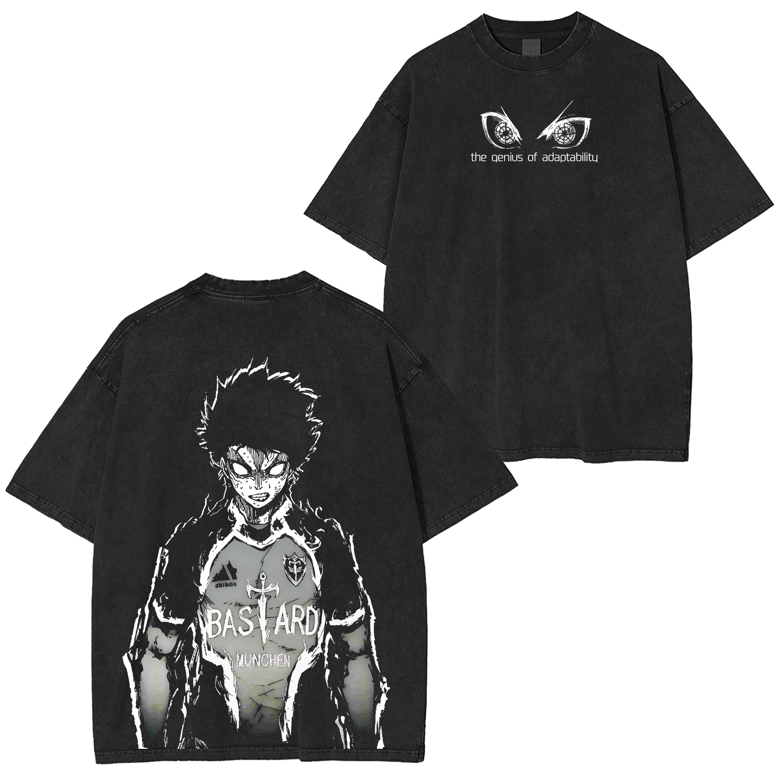 Blue Lock Anime Washed T-shirt/Crewneck/Hoodie