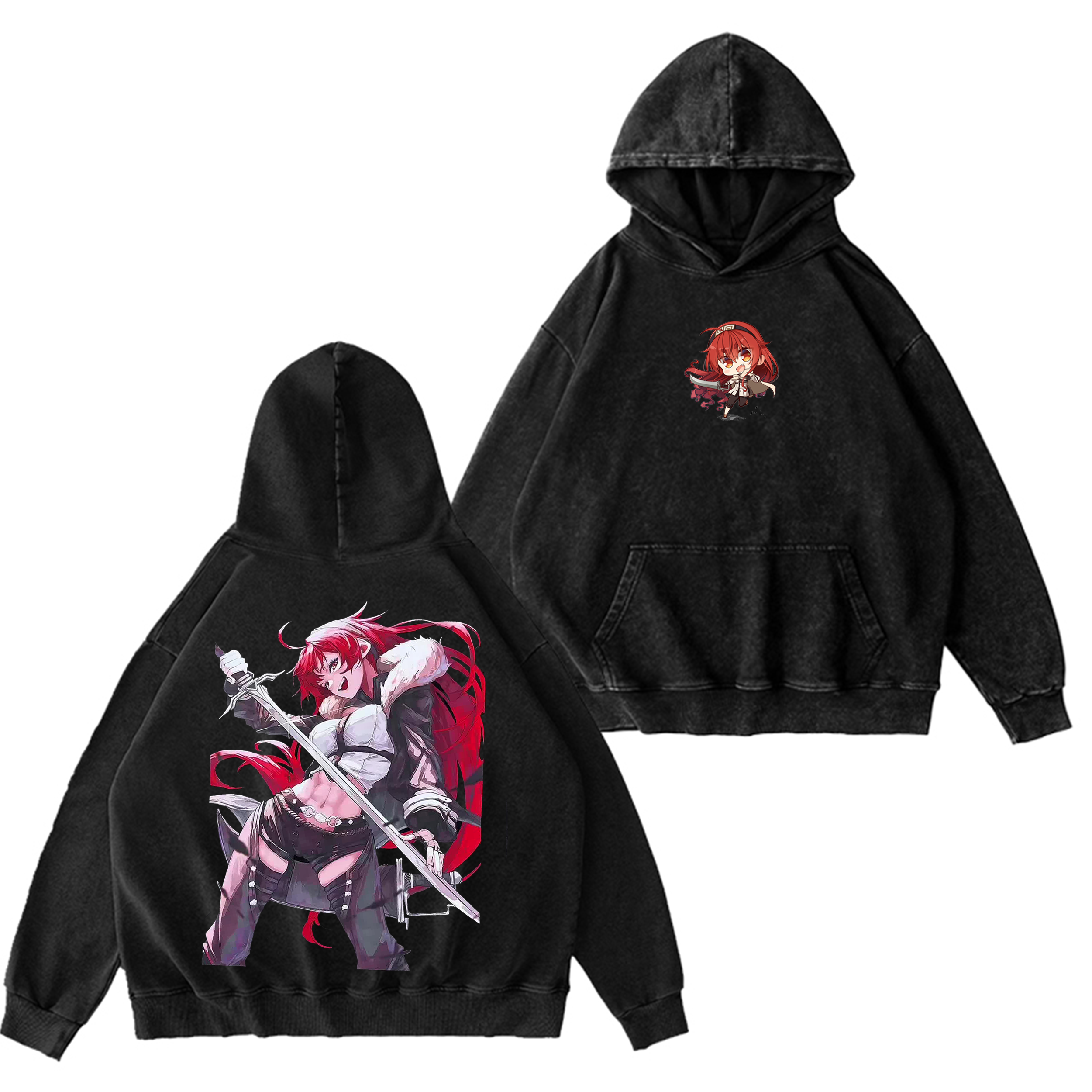 Eris Boreas Greyrat ,Mushoku Tensei Anime Washed T-shirt/Crewneck/Hoodie