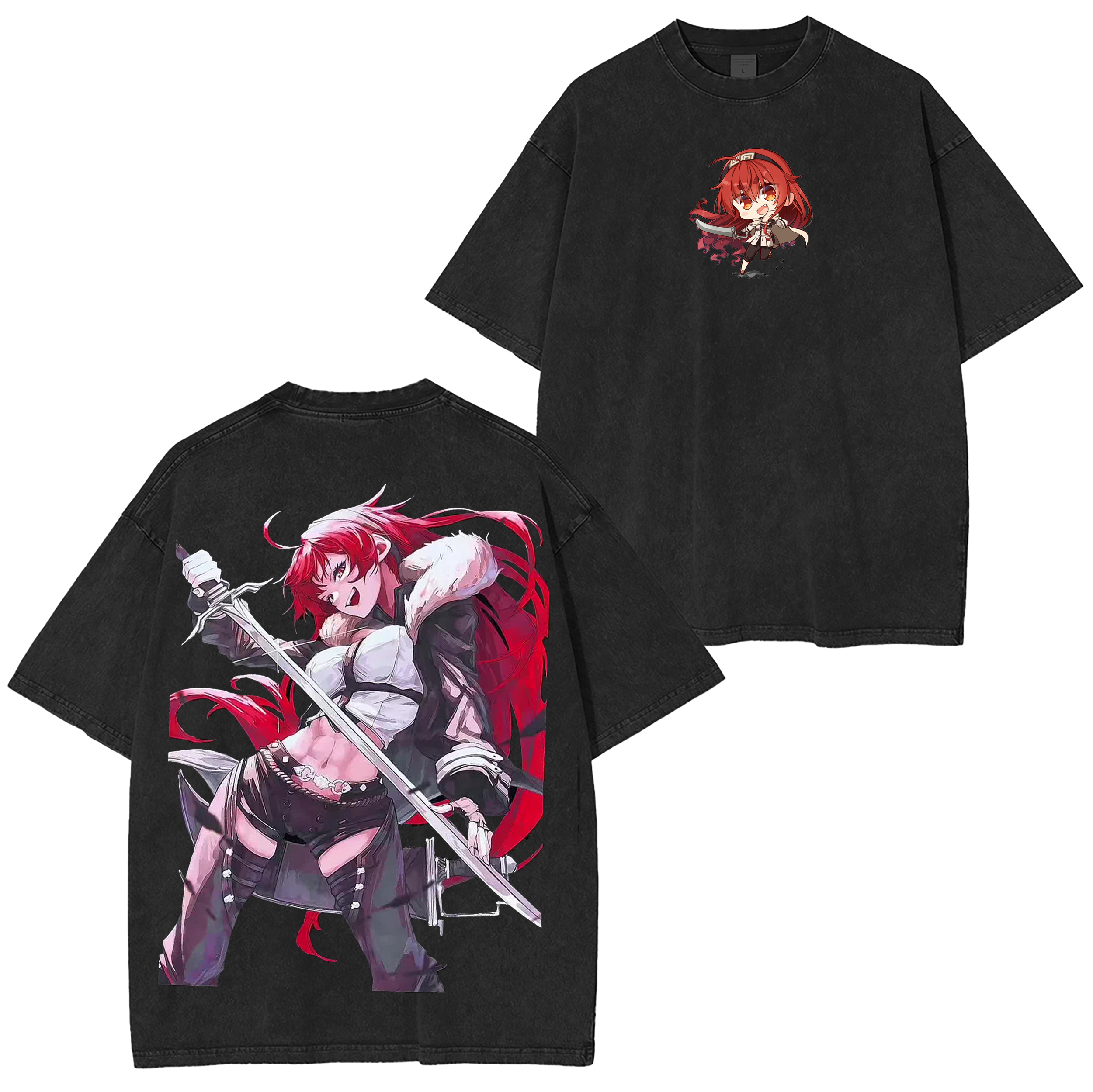 Eris Boreas Greyrat ,Mushoku Tensei Anime Washed T-shirt/Crewneck/Hoodie