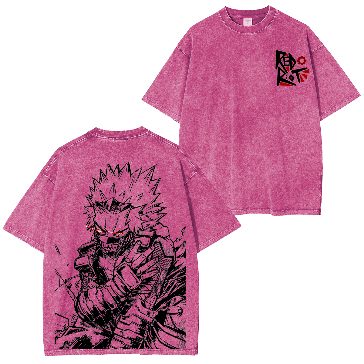 Eijiro Kirishima,My Hero Academia Washed T-shirt/Crewneck/Hoodie