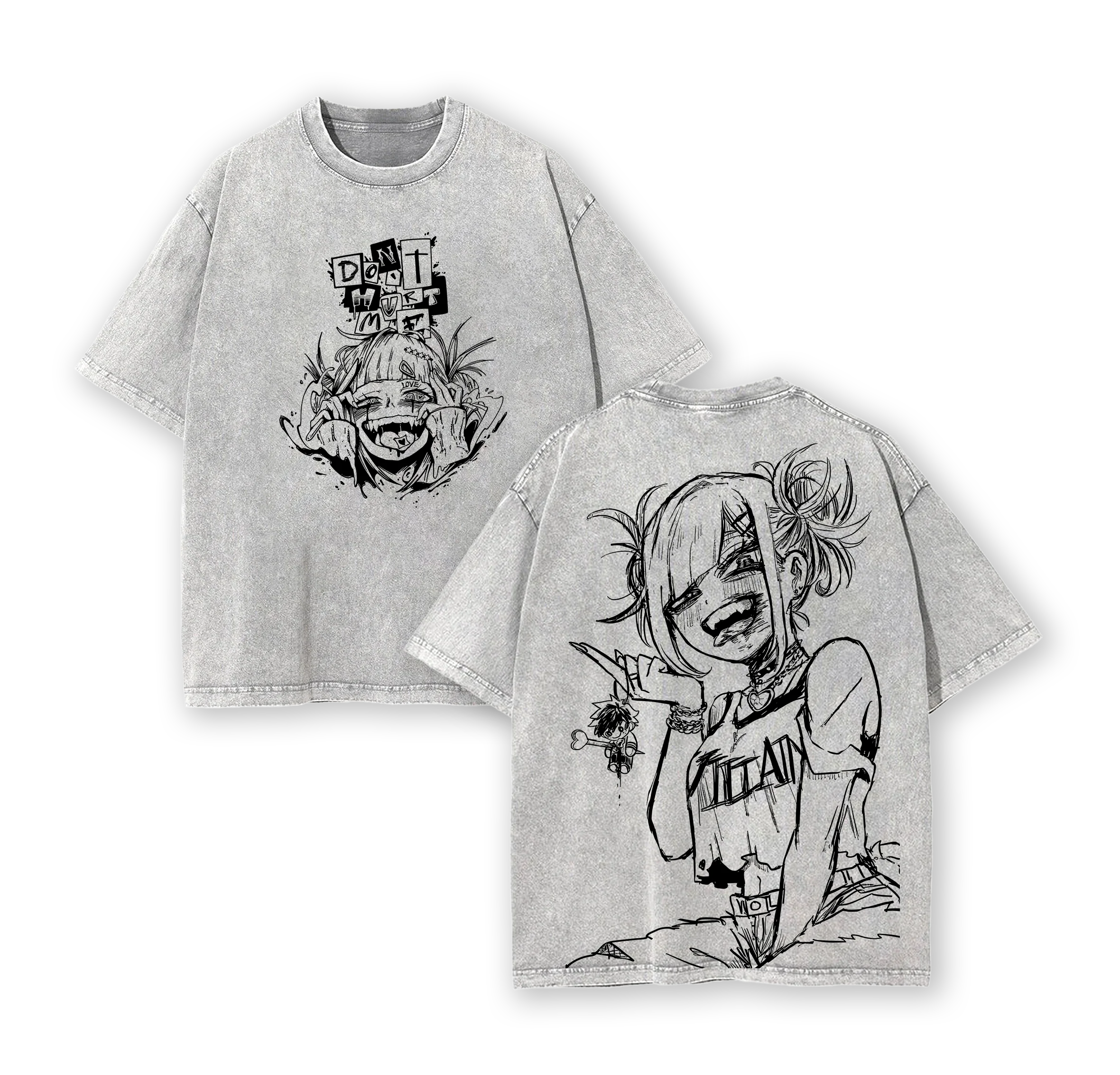 Himiko Toga My Hero Academia Anime Washed T-shirt/Crewneck/Hoodie