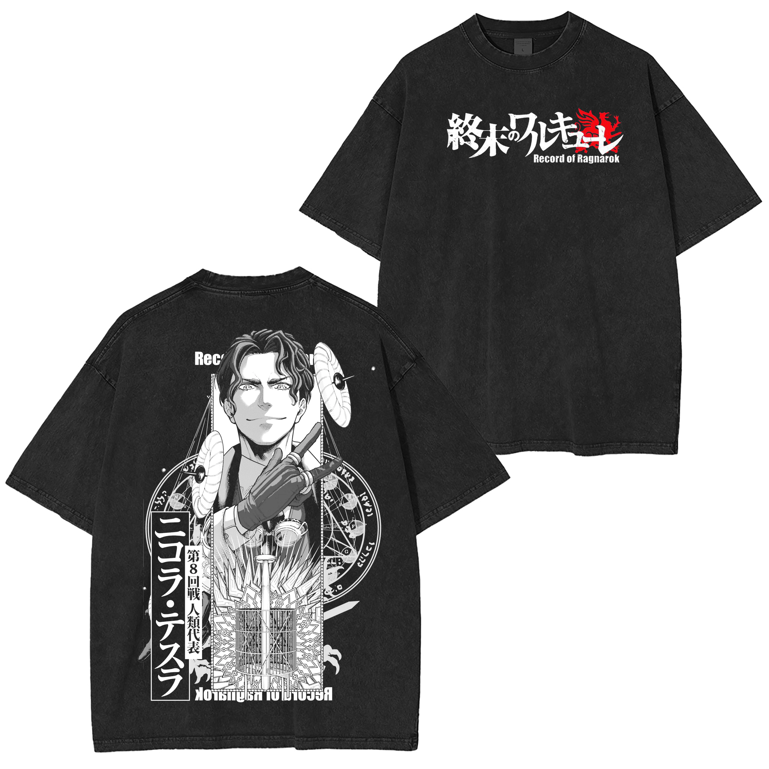 Record of Ragnarok Anime Washed T-shirt/Crewneck/Hoodie