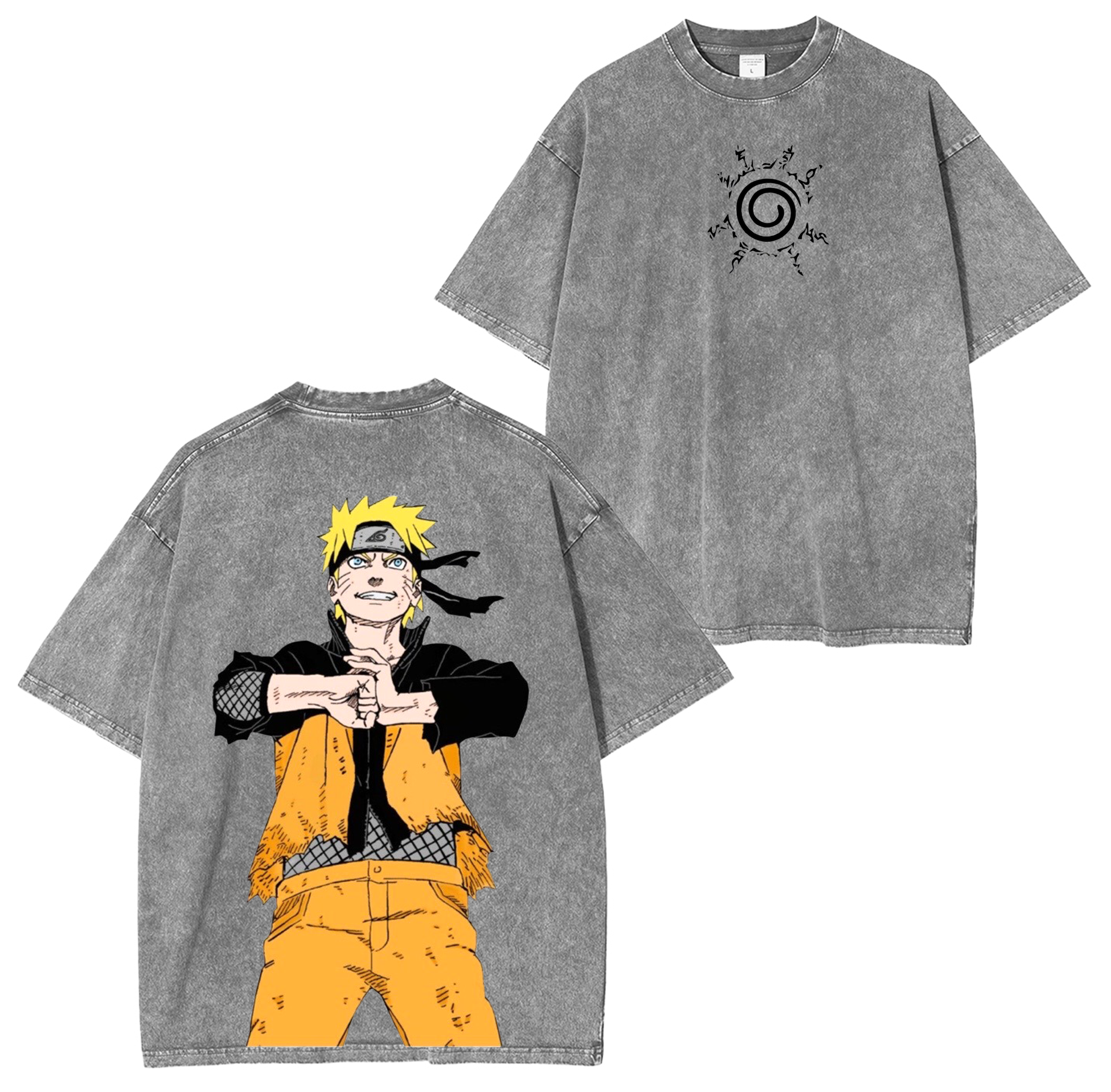 Naruto Anime Washed T-shirt/Crewneck/Hoodie