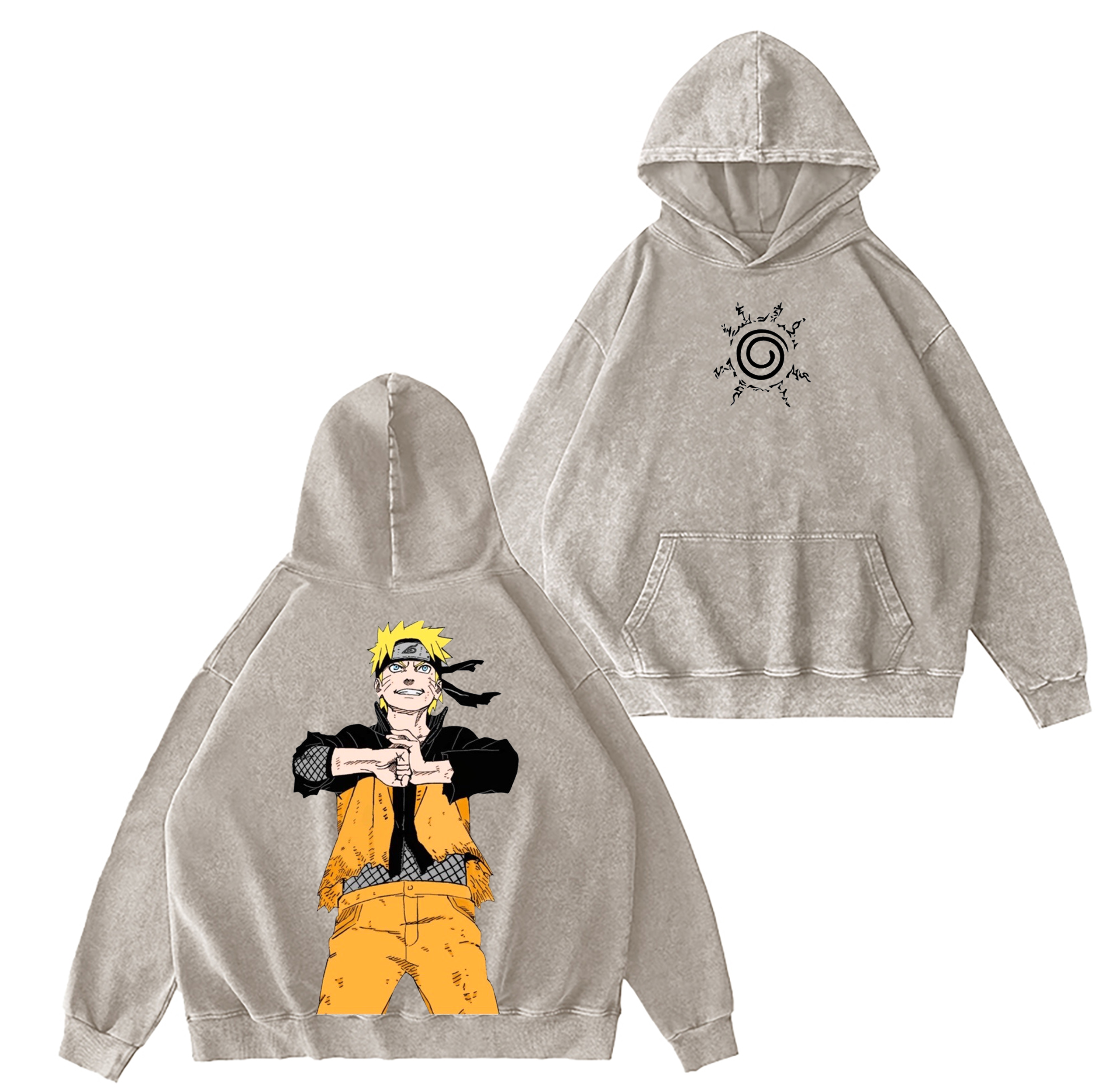 Naruto Anime Washed T-shirt/Crewneck/Hoodie