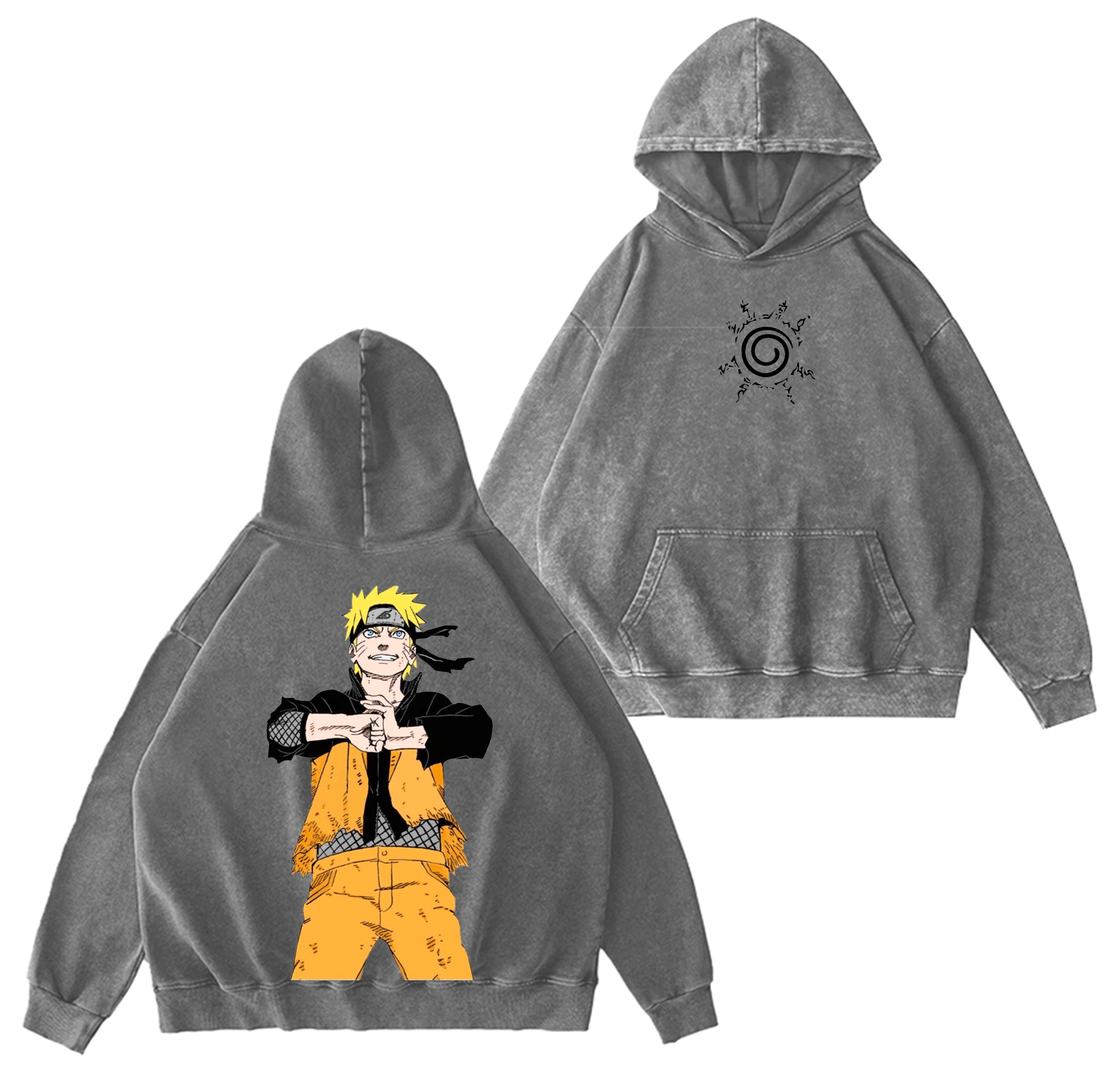 Naruto Anime Washed T-shirt/Crewneck/Hoodie