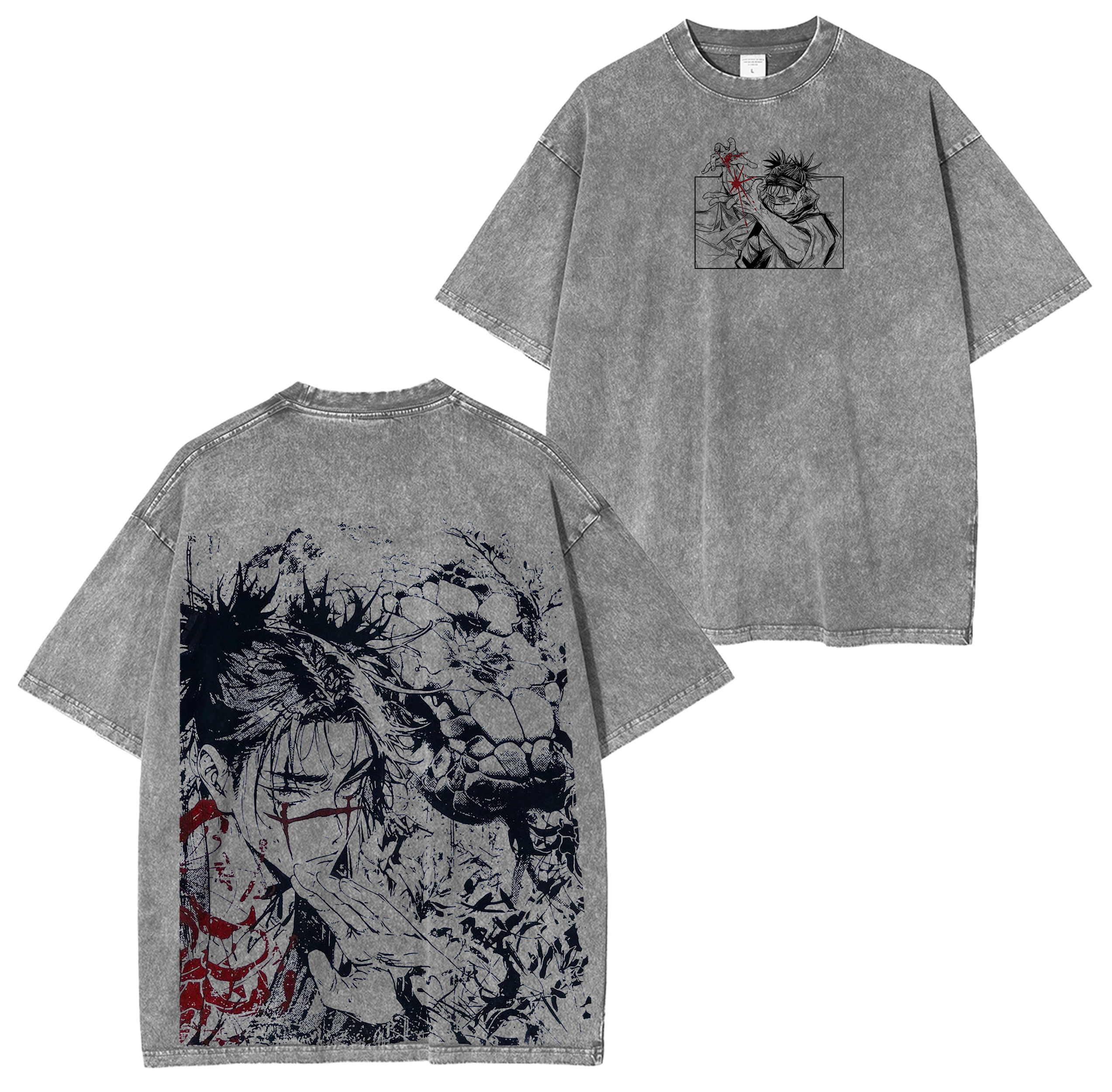Choso Blood Manipulation ,Jujutsu Kaisen Anime Washed T-shirt/Crewneck/Hoodie