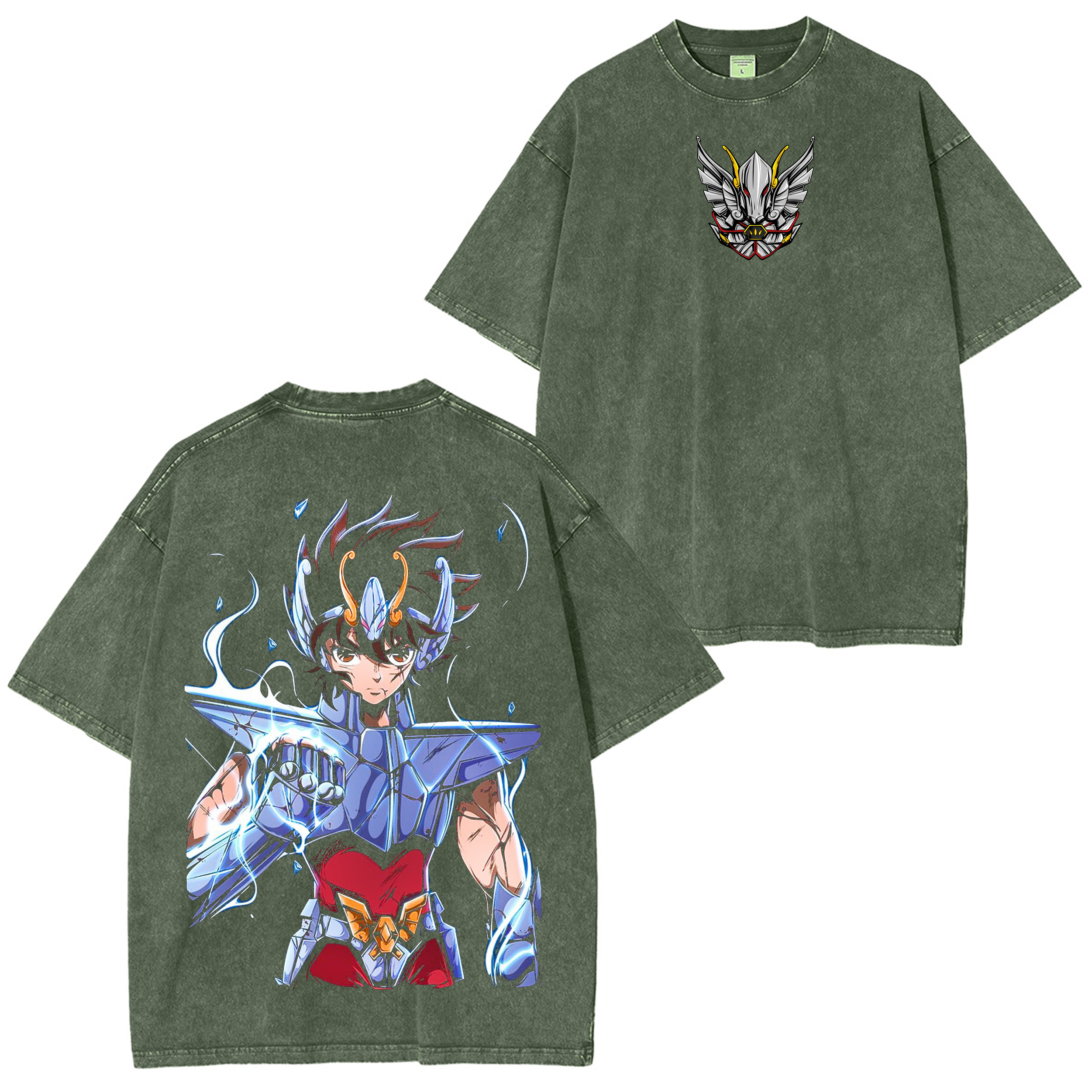 Saint Seiya Anime Washed T-shirt/Crewneck/Hoodie