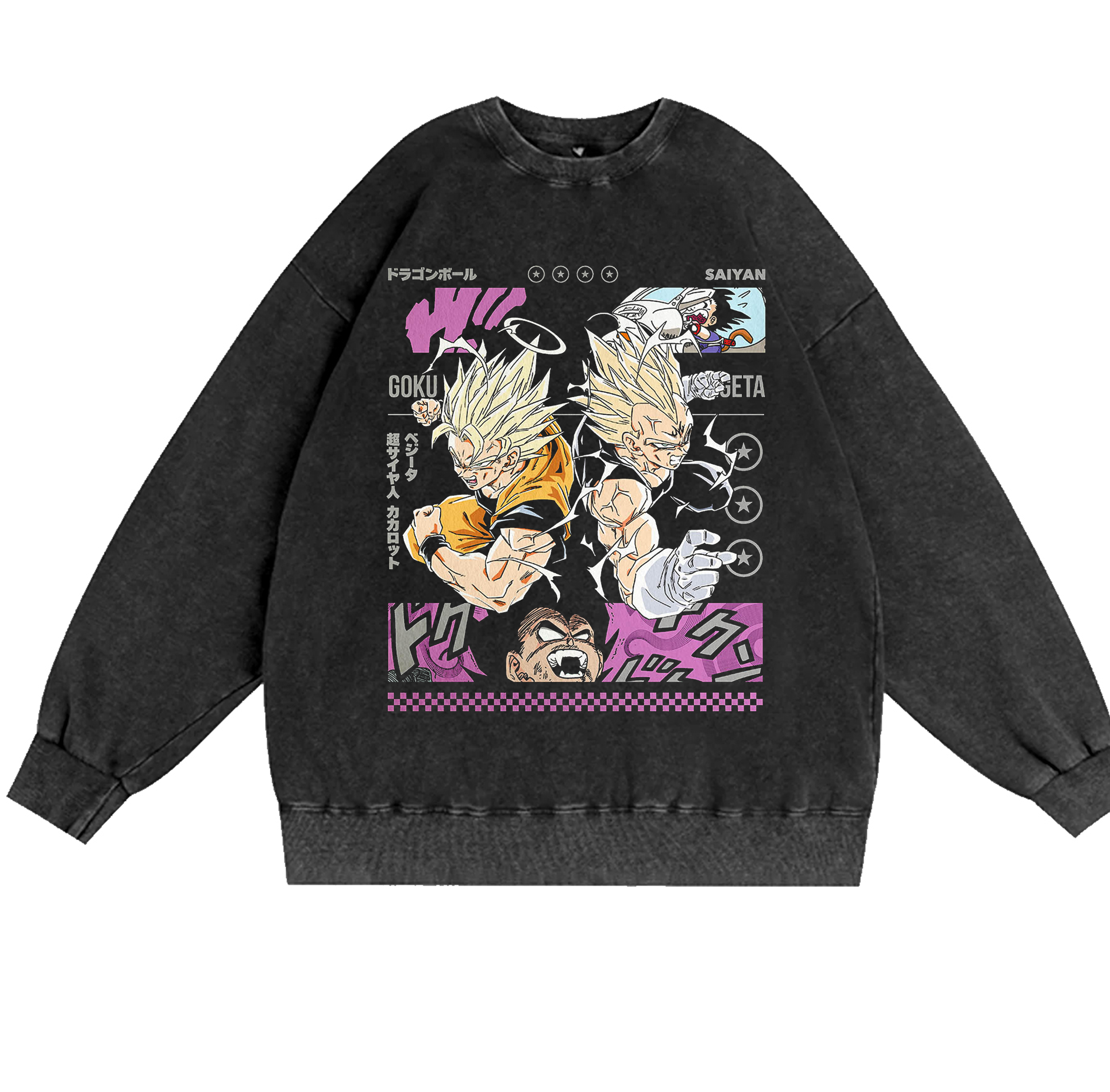 Dragon Ball Anime Washed T-shirt/Crewneck/Hoodie