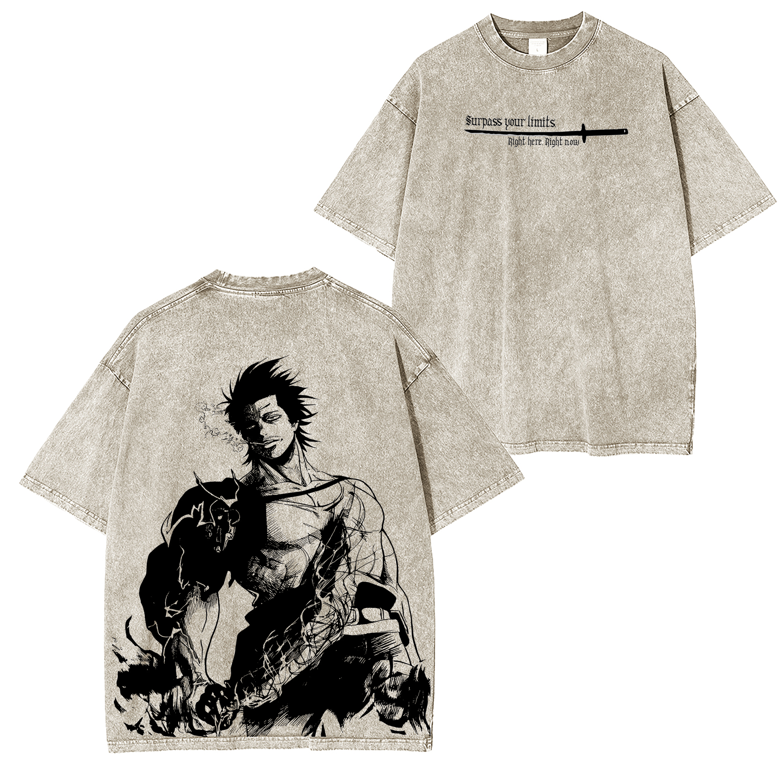 Yami Sukehiro,Black Clover Washed T-shirt/Crewneck/Hoodie