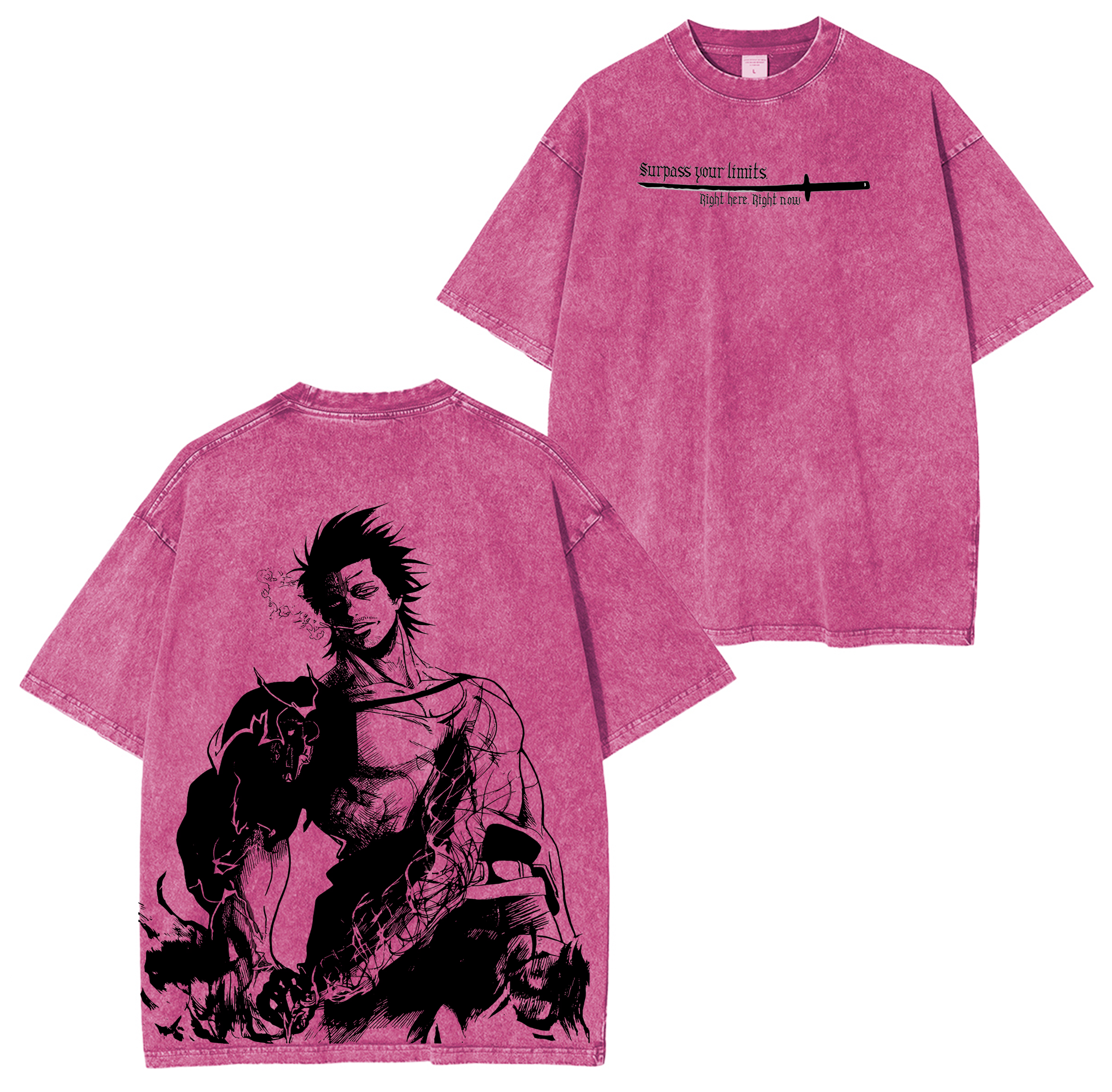 Yami Sukehiro,Black Clover Washed T-shirt/Crewneck/Hoodie