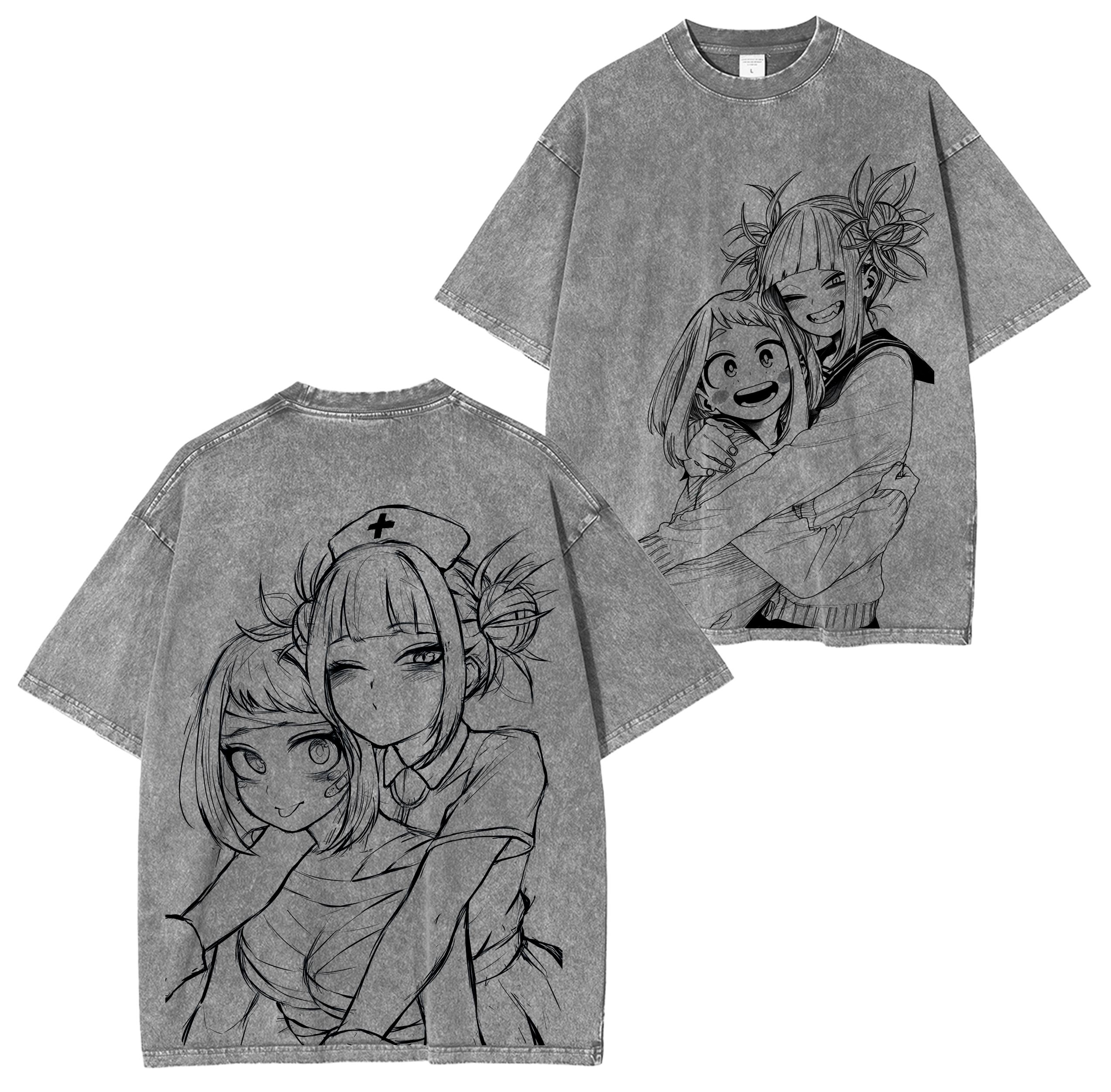 Himiko Toga,My Hero Academia Anime Washed T-shirt/Crewneck/Hoodie
