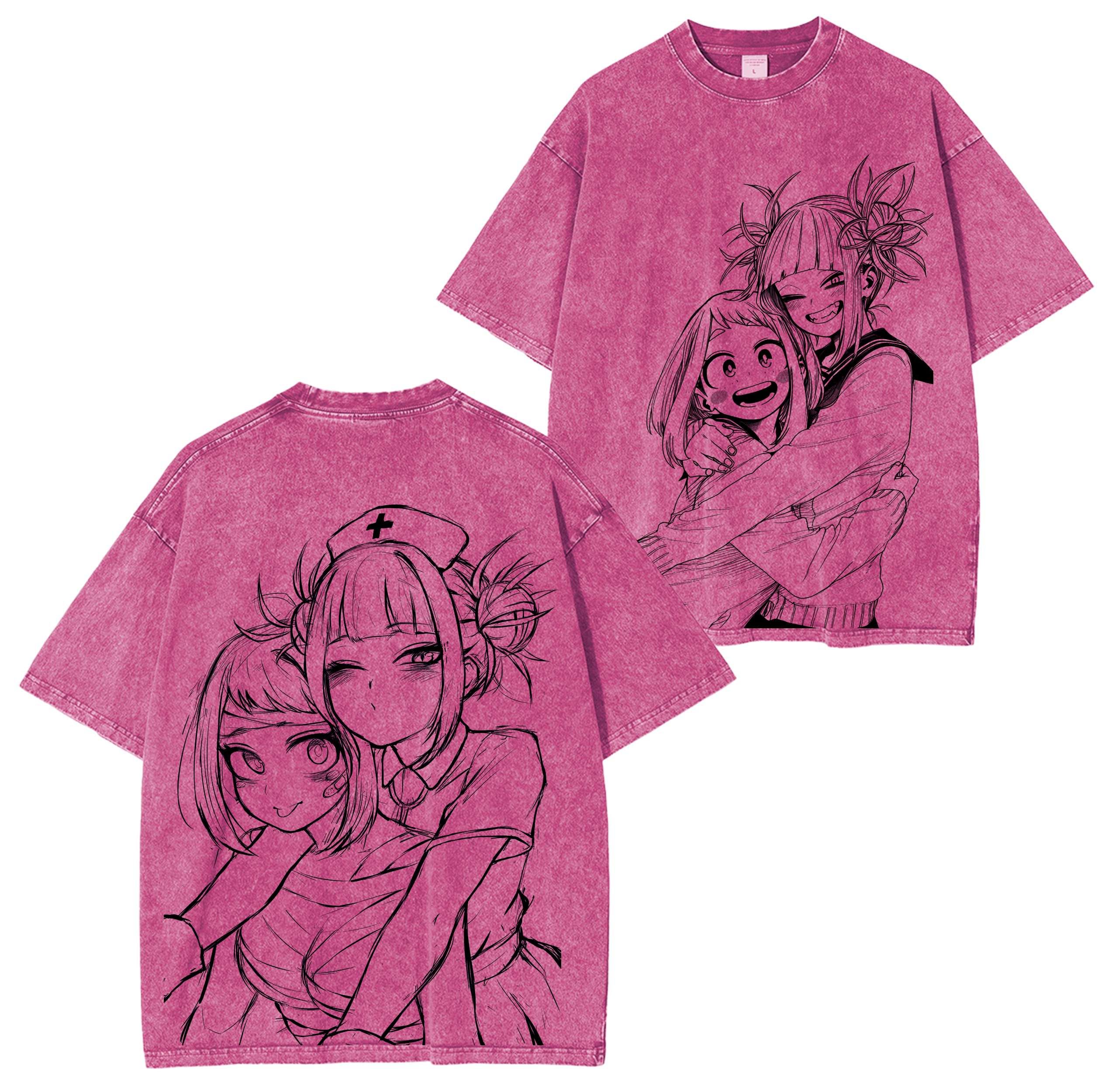 Himiko Toga,My Hero Academia Anime Washed T-shirt/Crewneck/Hoodie